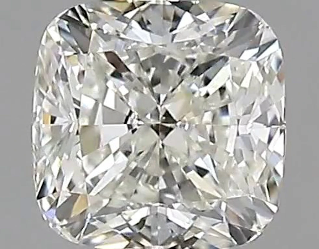1 pcs Diamond (Natural) - 0.72 ct - Cushion - G - IF...