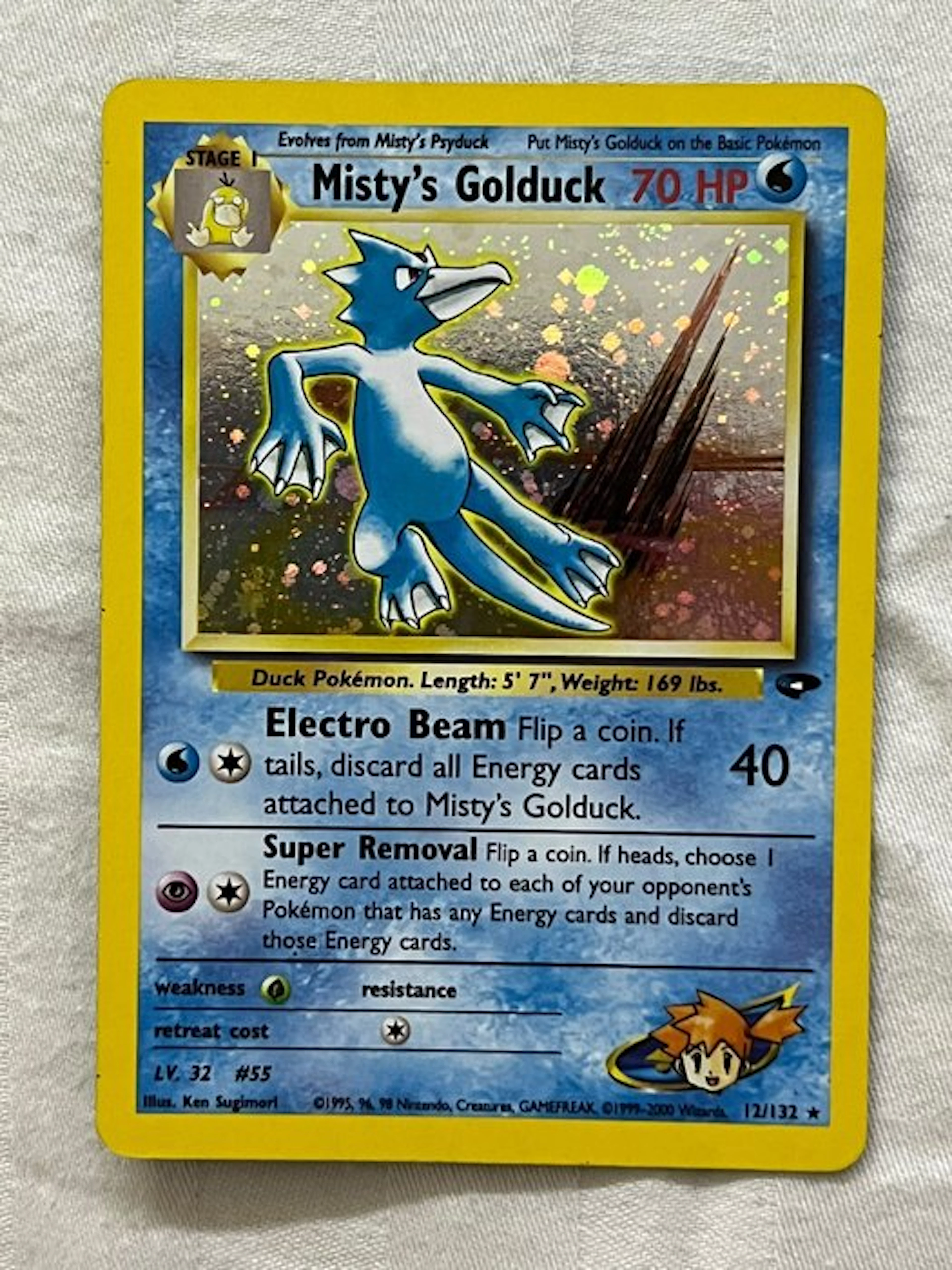 Pokémon - 1 Card - Misty's Golduck 12/132 Foil