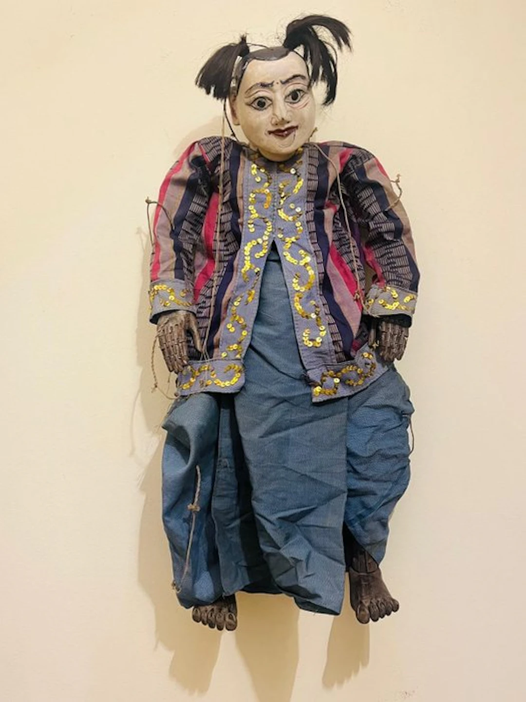 Puppet - Wood, Textile - Second half of 20th century