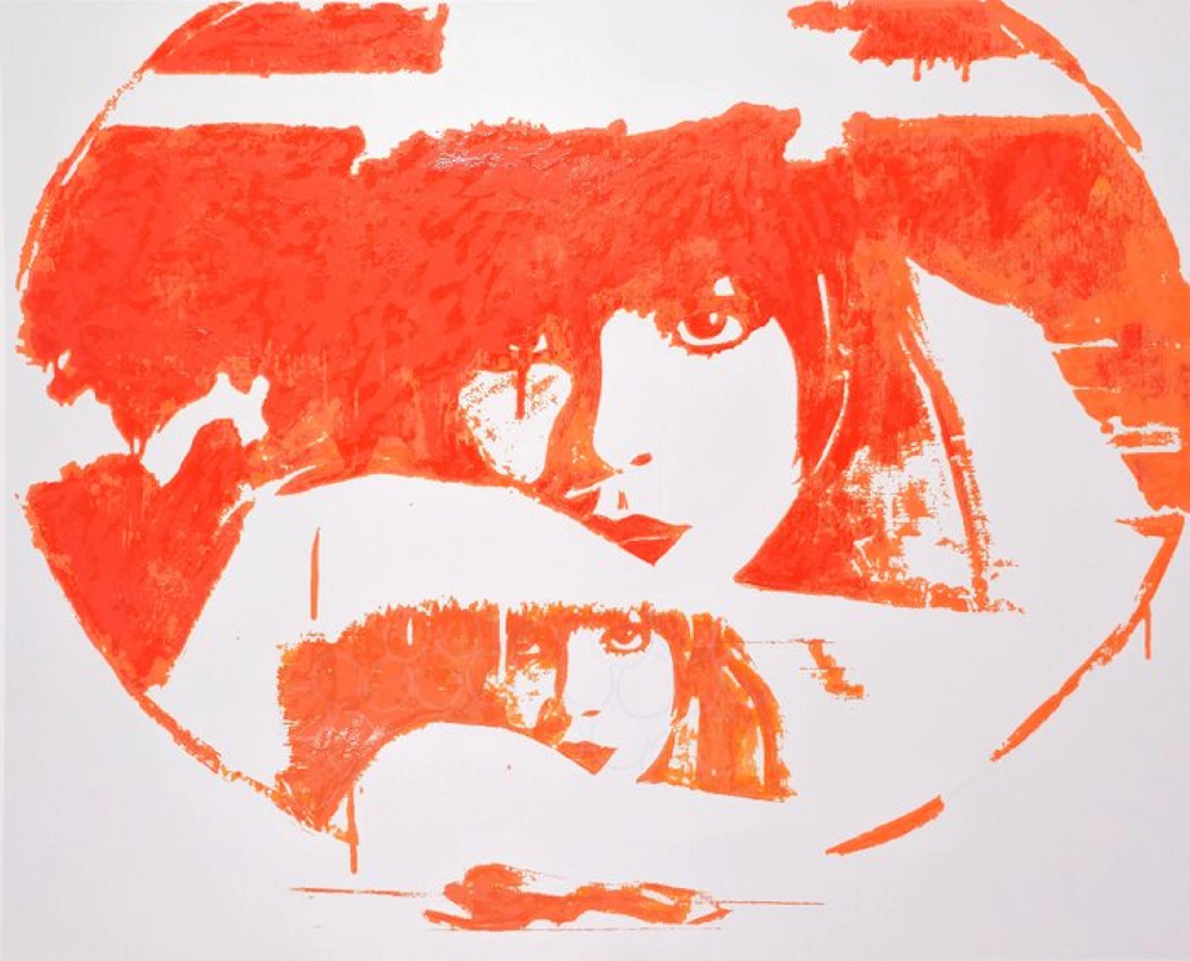 Giosetta Fioroni (1932) - Doppio Liberty Orange