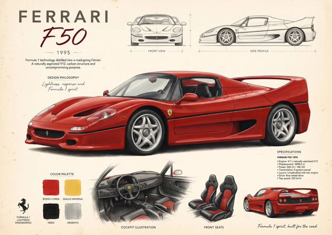 Shmidt.Art - Ferrari - Ferrari F50 - 1990s