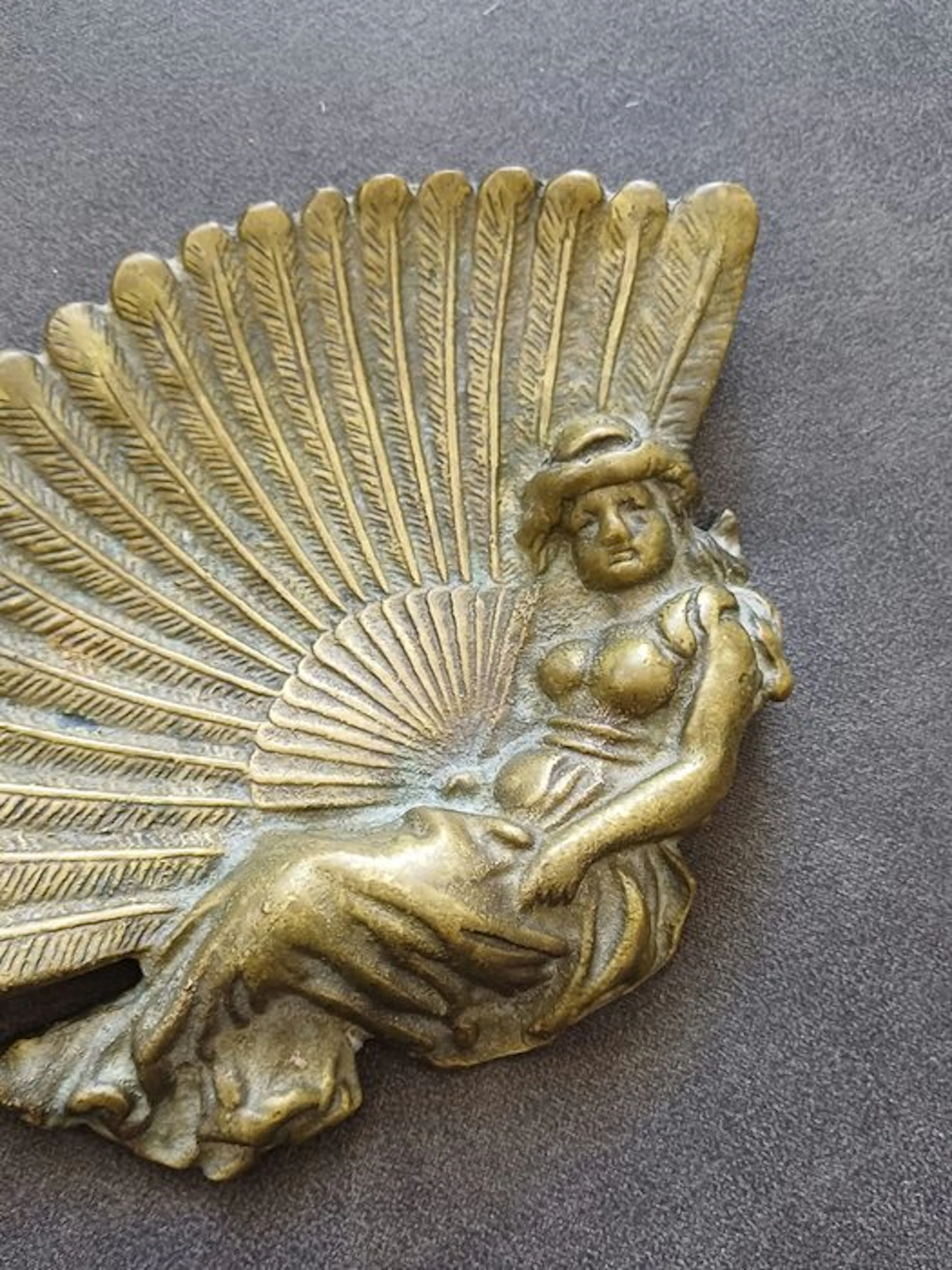 Vide poche - France - Antique bronze catchall tray