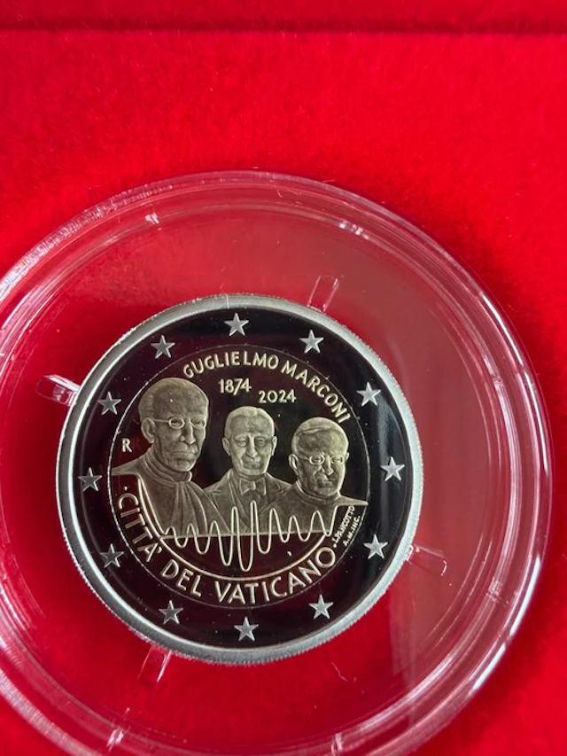 Vatican. 2 Euro 2024 "Guglielmo Marconi" Proof (No reserve price)