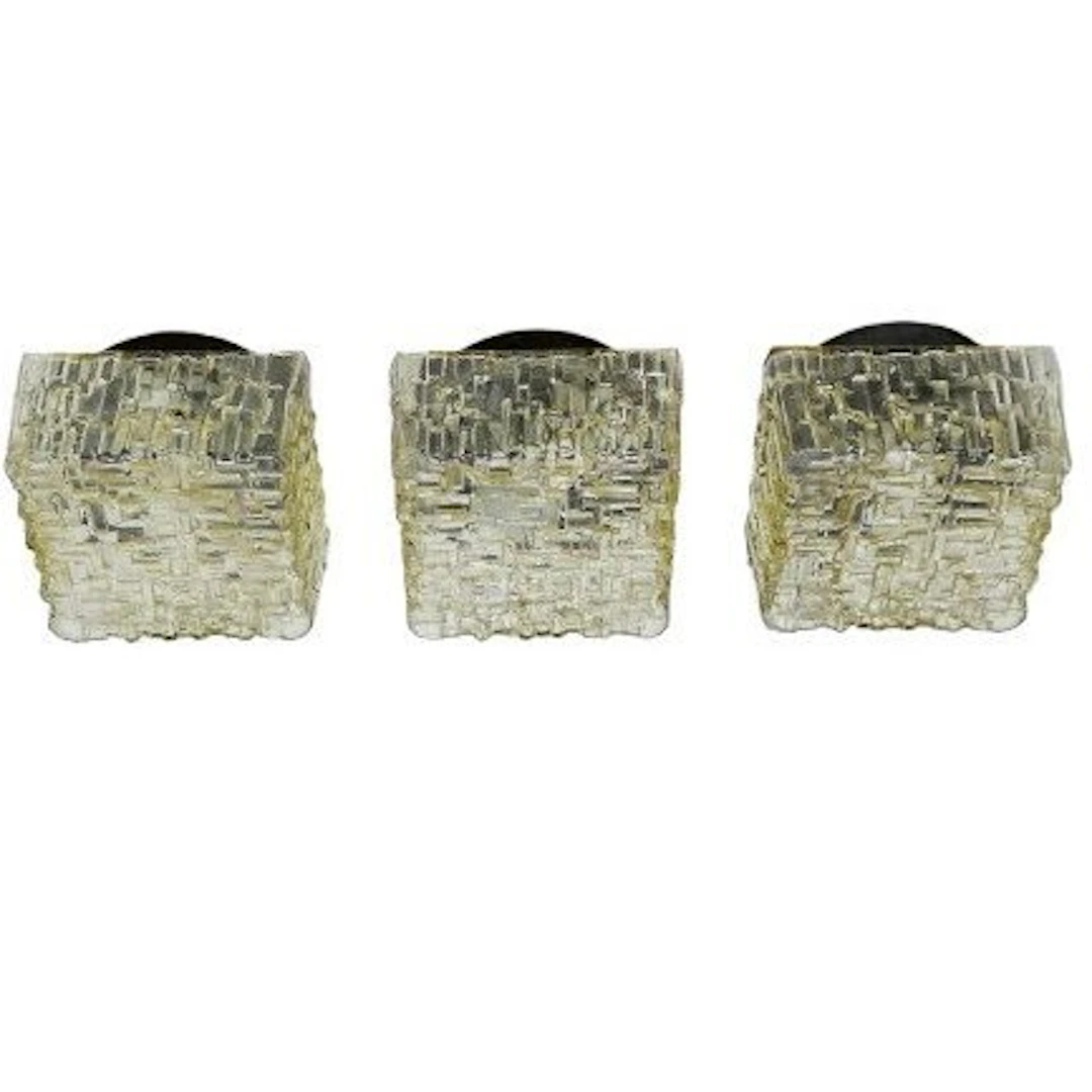 Prisma - Ceiling lamp (3) - 3 wall- or ceiling-mounted lamps - Glass