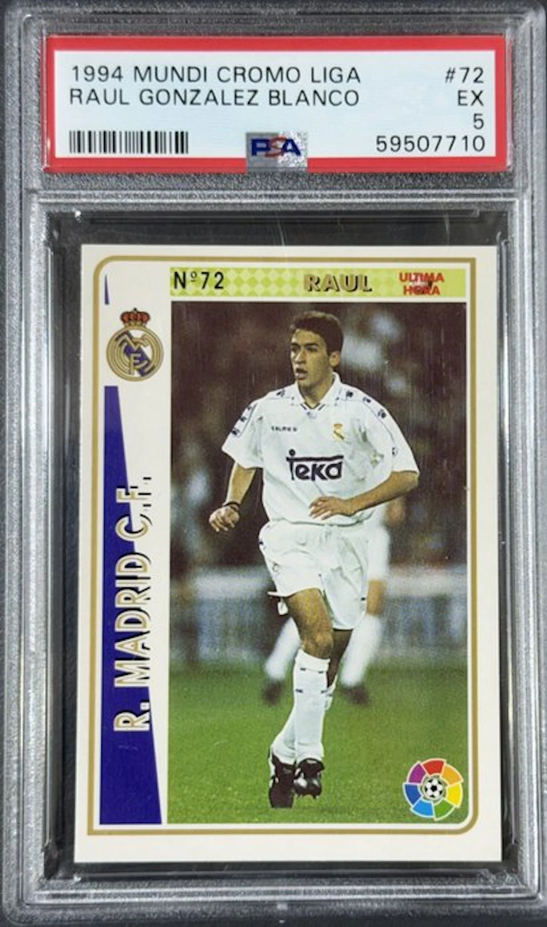 1994/95 Mundicromo 1994 Mundi Cromo Liga Raul Gonzalez...