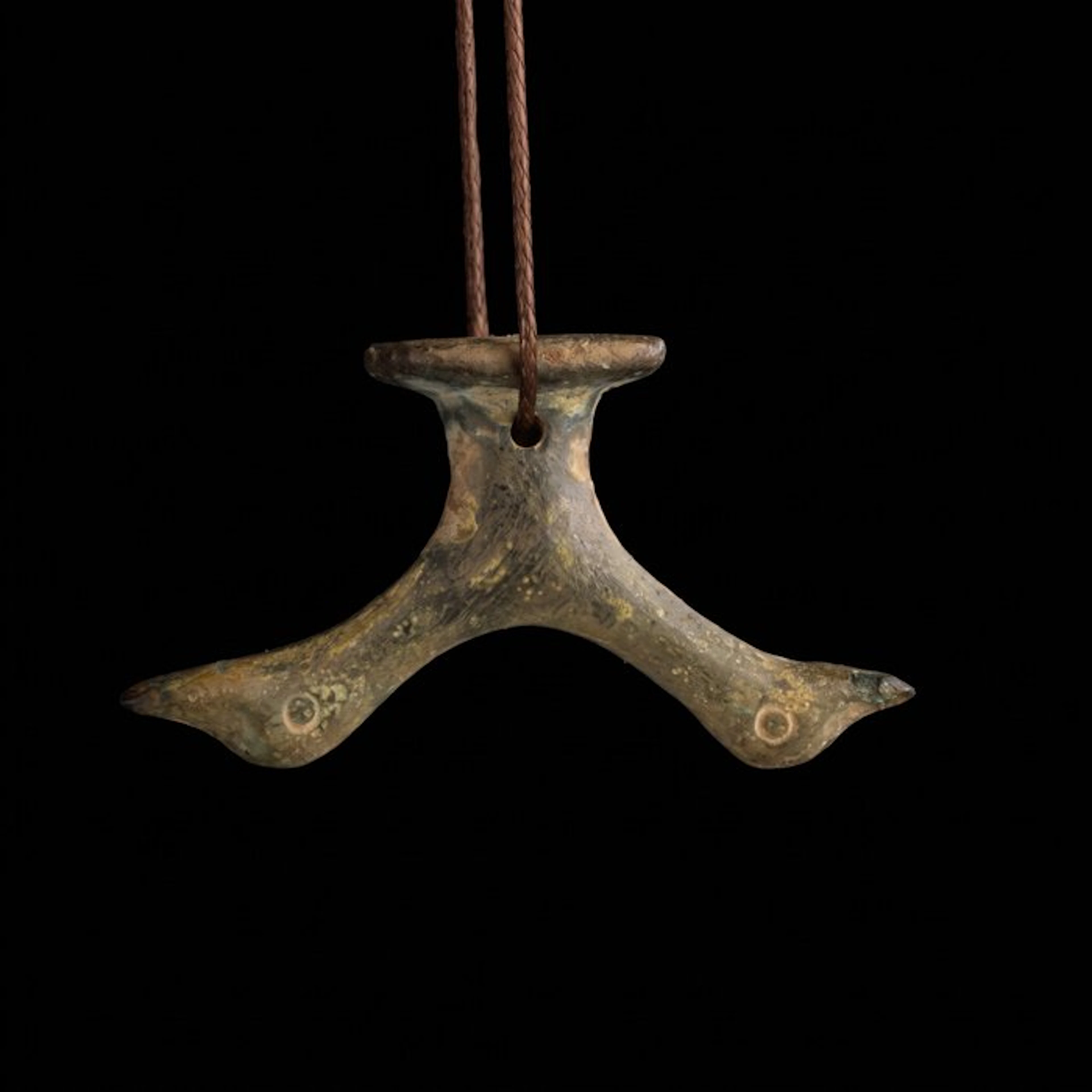 Viking Era Bronze Beautiful Huginn and Muninn...