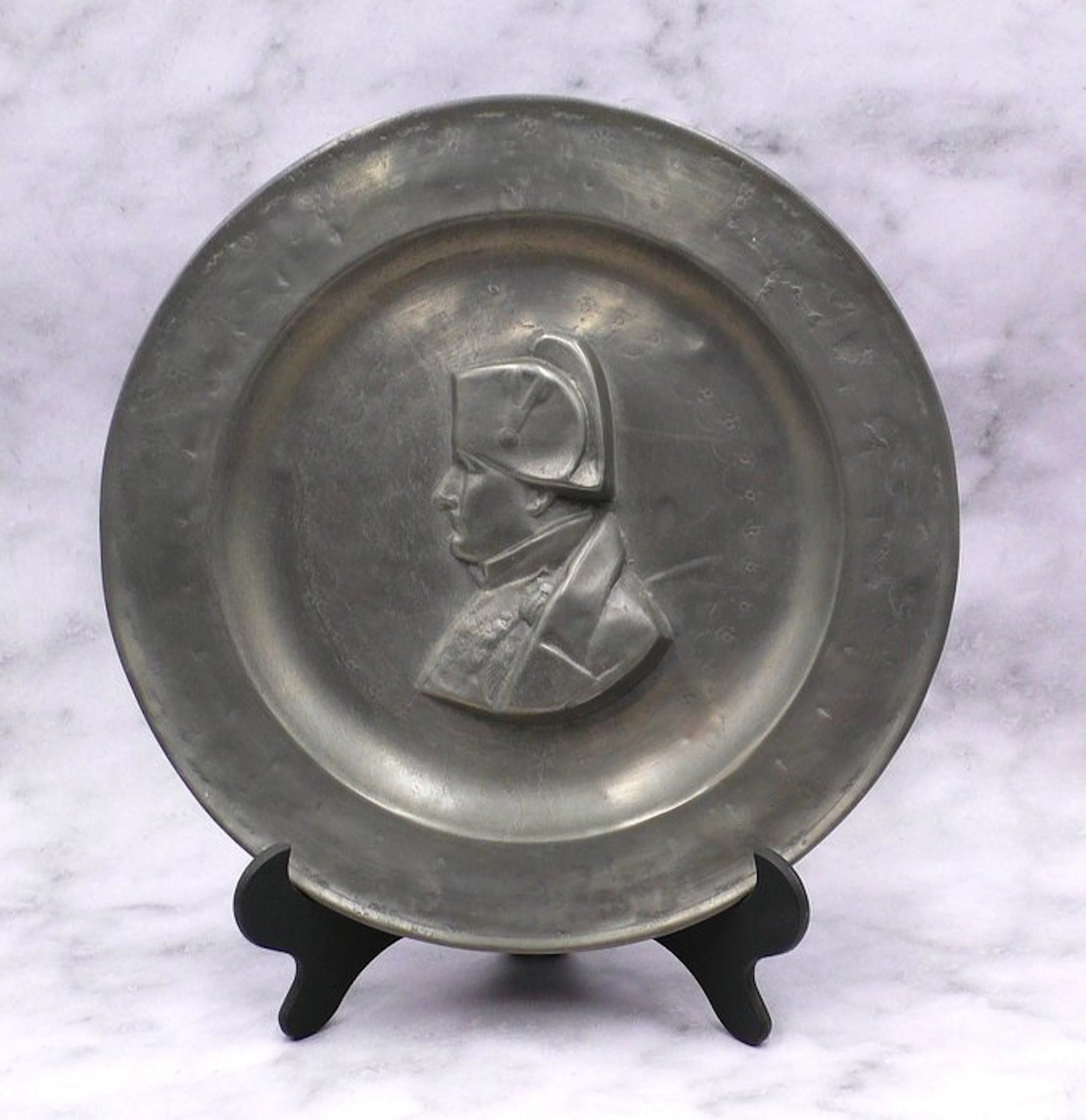 Plate - Tin - Napoleon Bonaparte 34 cm