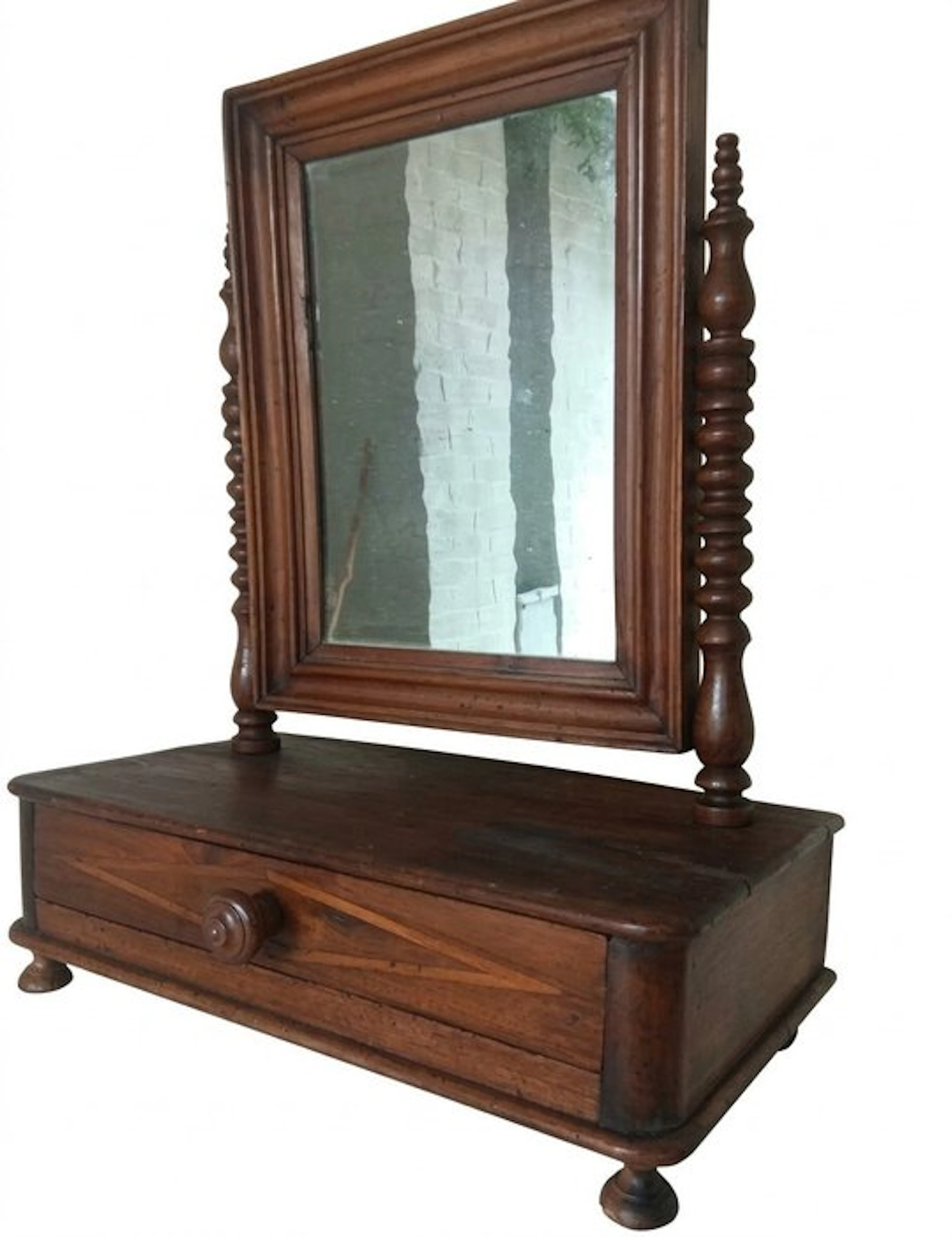 Overmantel mirror - Wood - Psyche at the Dressing Table