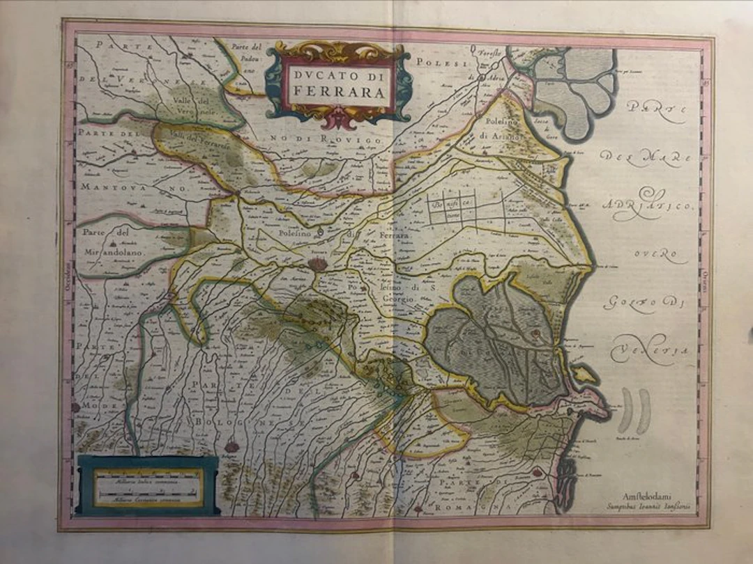 Italy - Emilia-Romagna// Ferrara; Johannes Janssonius (1588–1664)