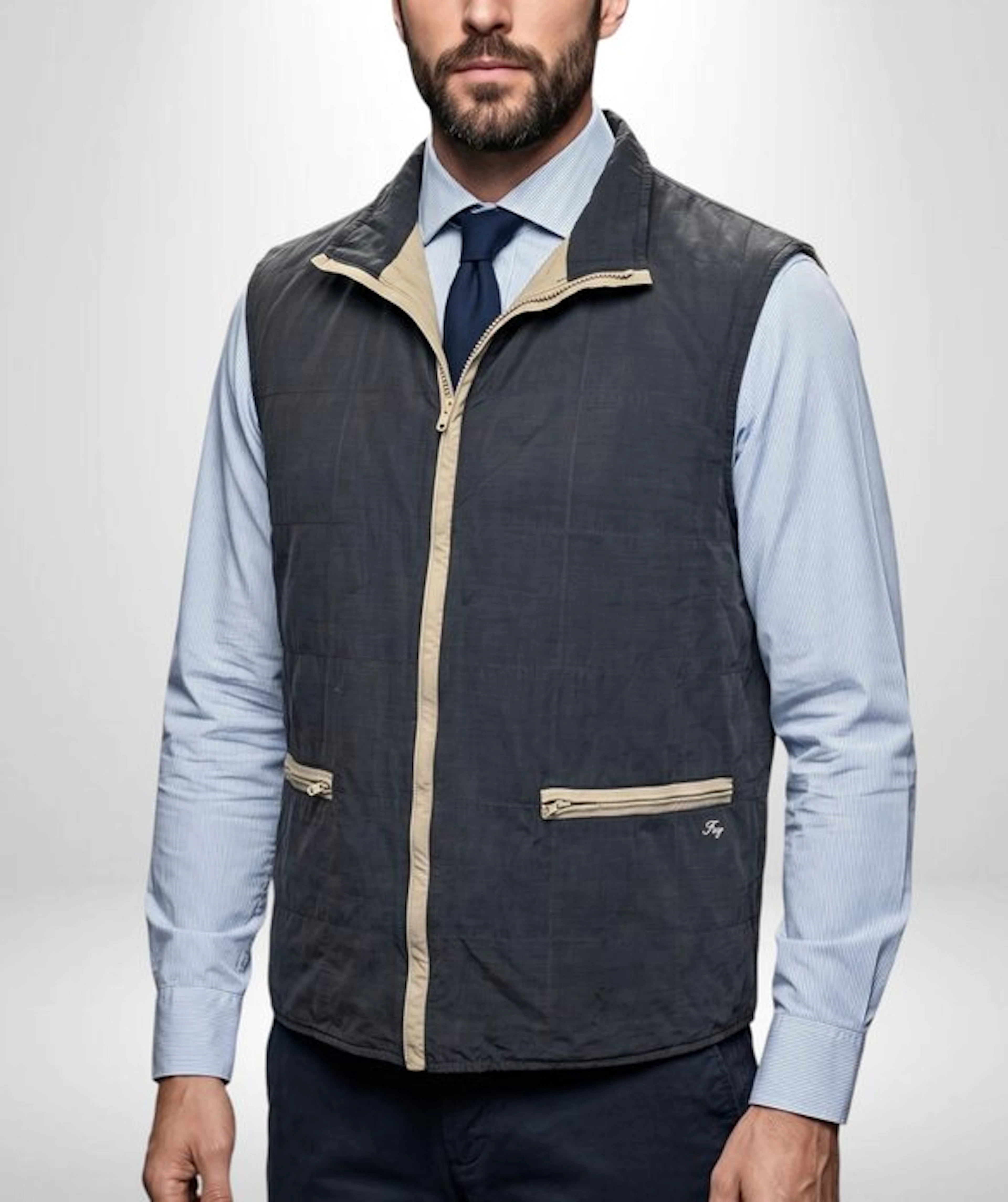 FAY Special Materials Classic Superior Exclusive Gilet...