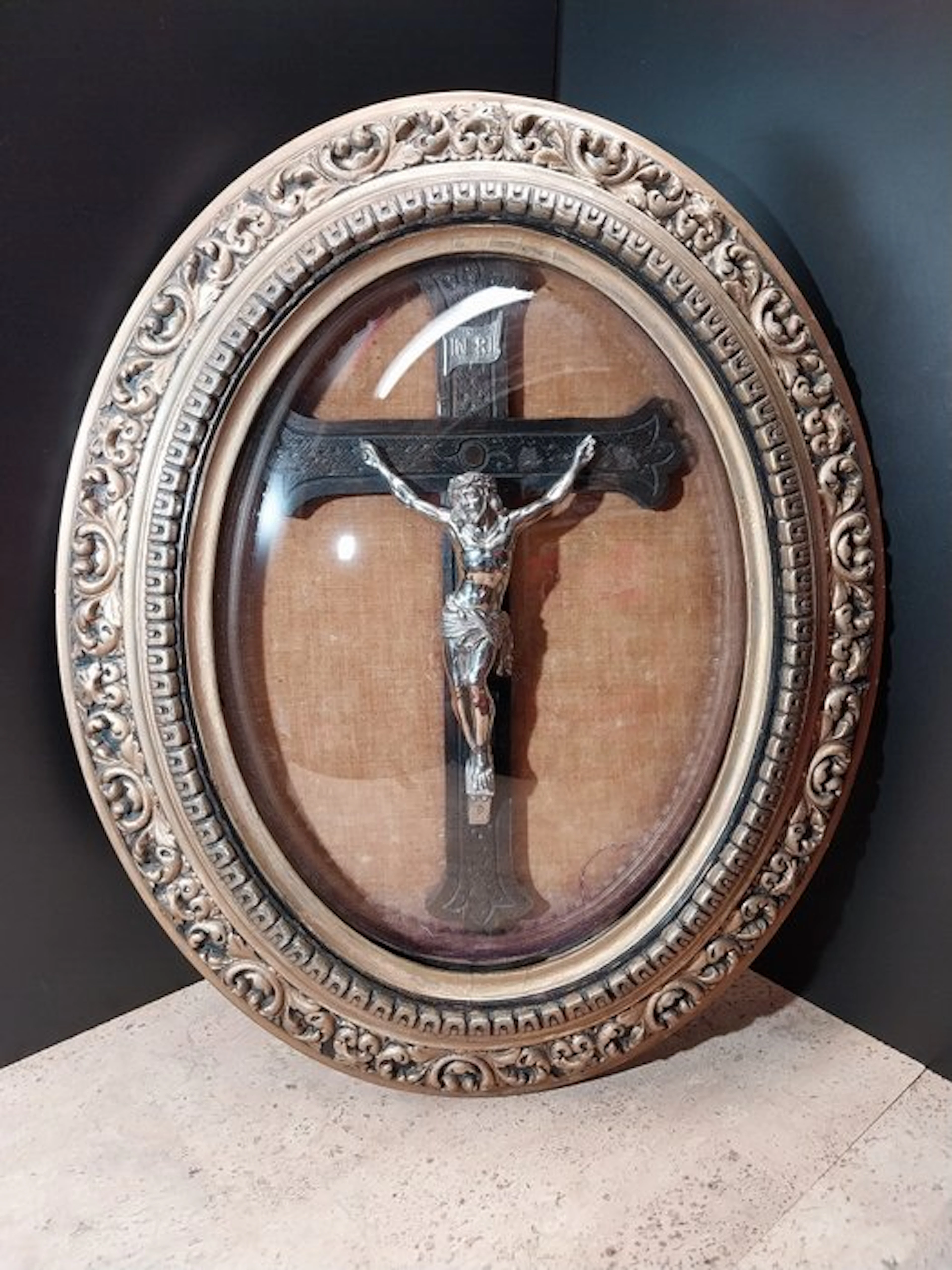 Antique inspired Crucifix - Wood
