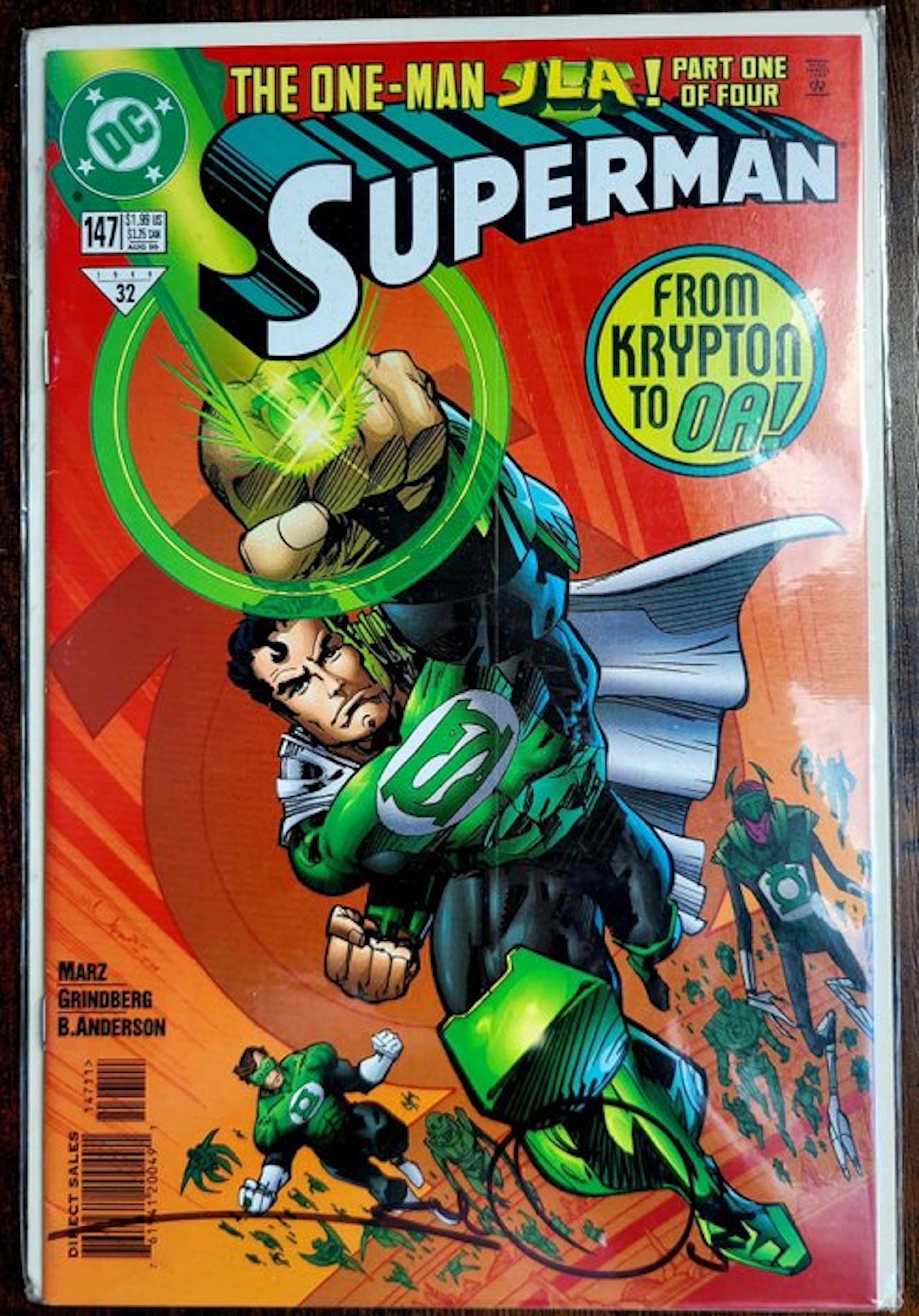 Lot 3 DC Comics Vintage 1990-2006 - Signed + COA and POA...