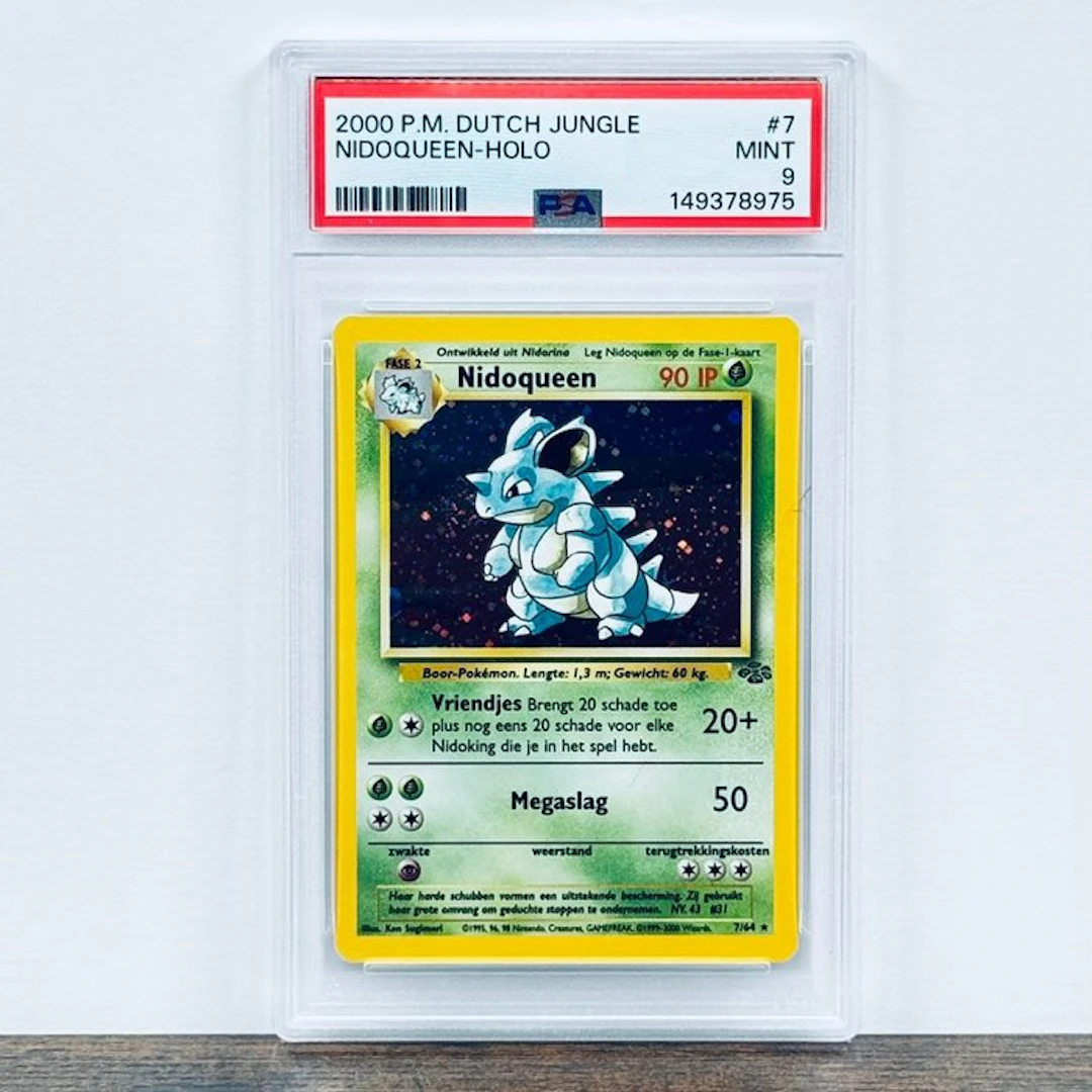 Pokémon Graded card - Nidoqueen Holo 7 – Pokémon - PSA 9
