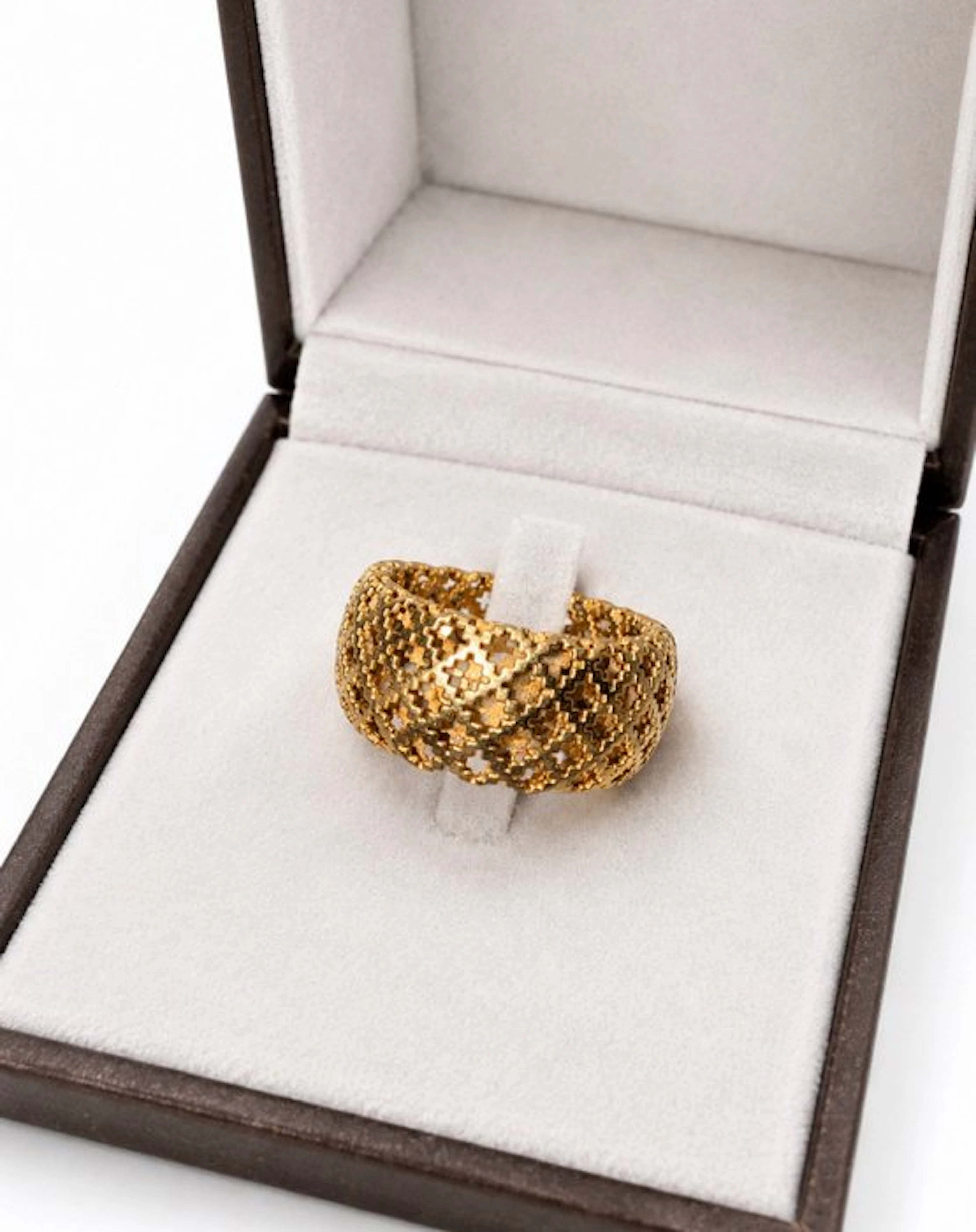 Gucci - Ring - 18 kt. Yellow gold - Gucci Diamantissima Ring