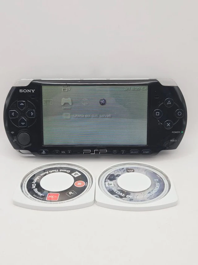 Sony - Playstation Portable (PSP) - PSP 3000 - Video game console + games