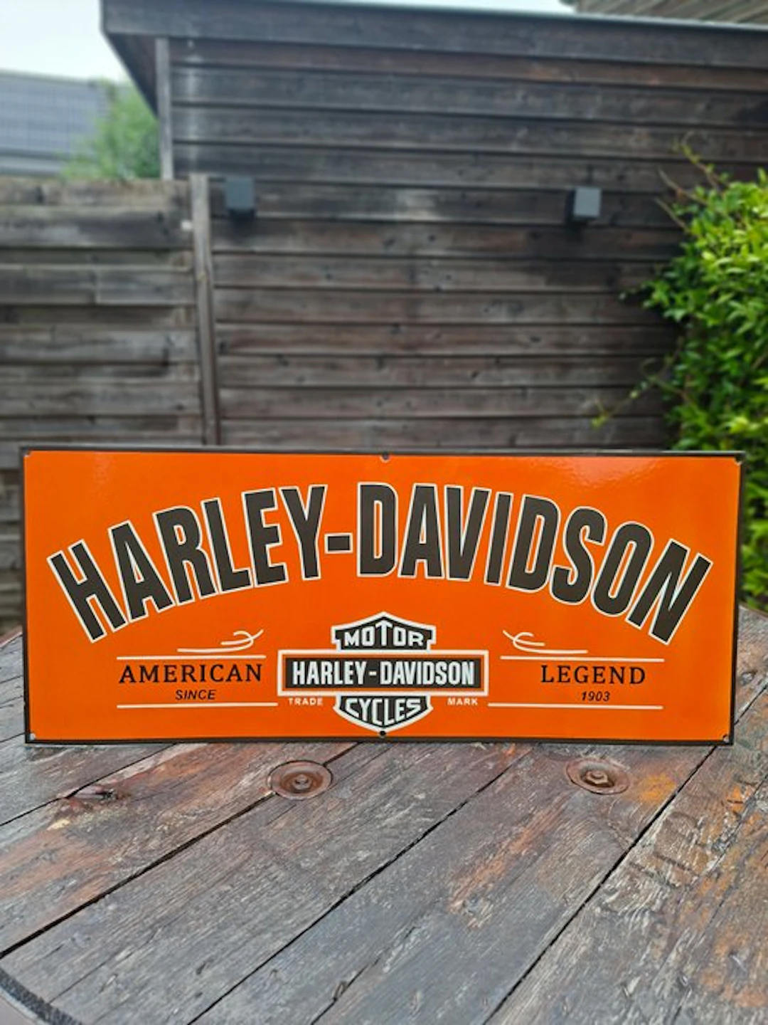 Harley-Davidson - Harley-Davidson - Enamel sign - Enamel