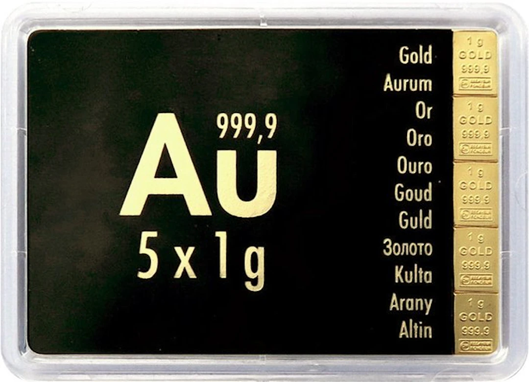 5 grams - Gold .999 - ESG / Valcambi SA - With certificate