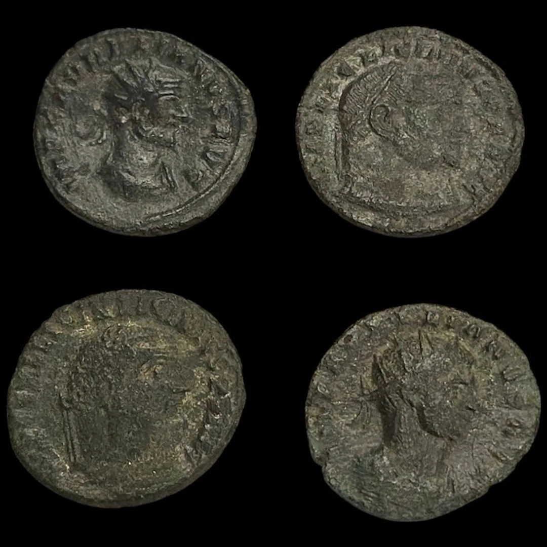 Roman Empire Lote de 4 monedas