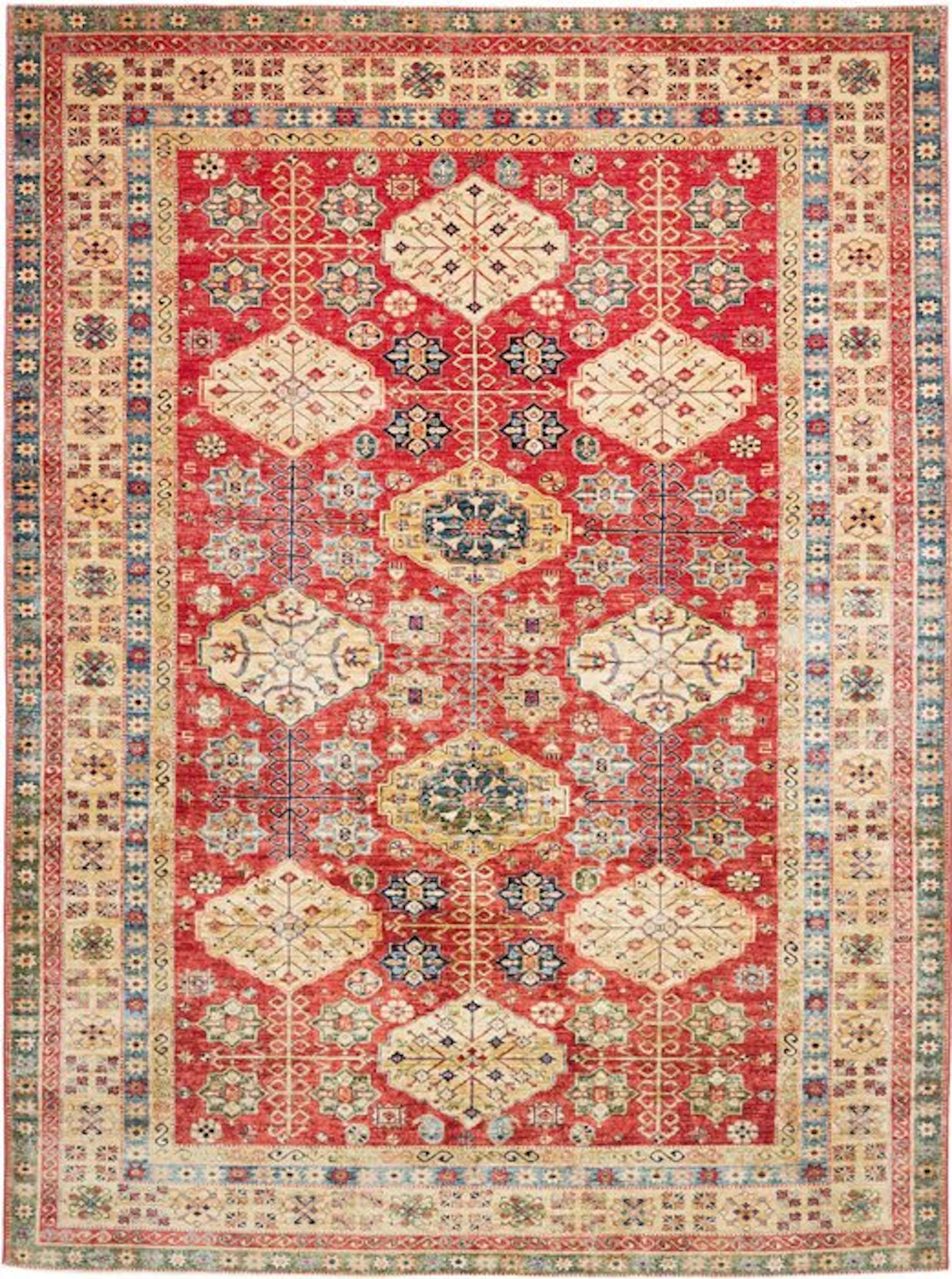 Kazak Fine - Rug - 374 cm - 278 cm - Handmade - unused -New