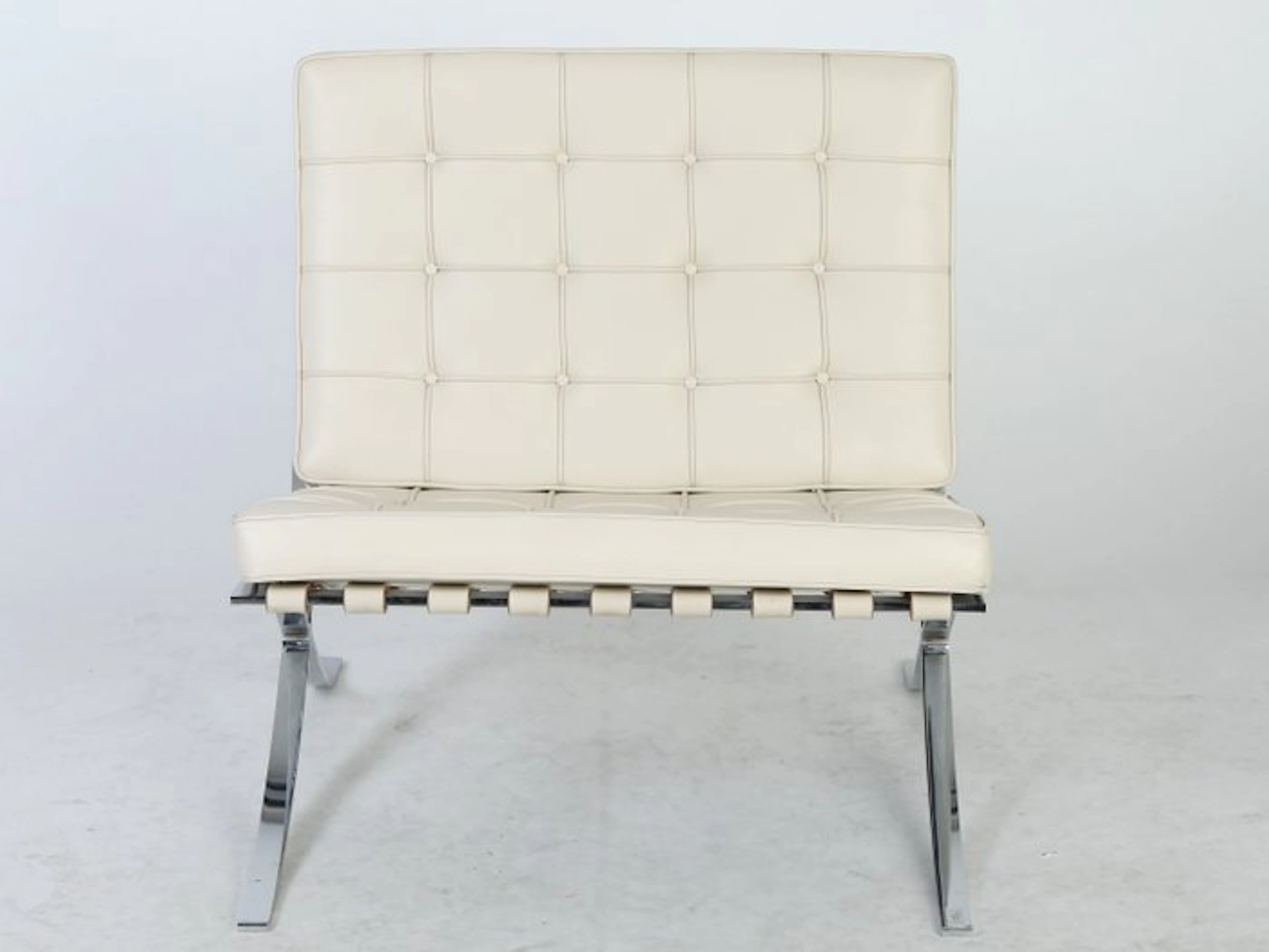 Knoll - Ludwig Mies van der Rohe - Armchair - Barcelona chair - Leather, Chrome