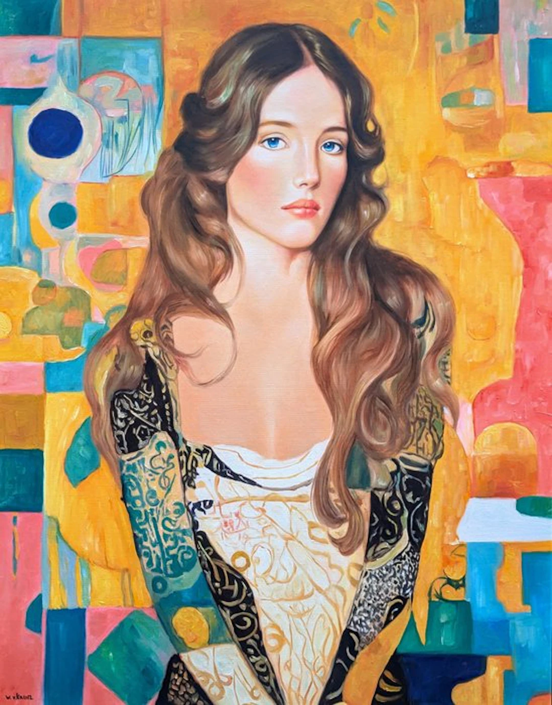 Wilhem von Kalisz (XX-XXI) - The Eternal Feminine (100% hand-painted