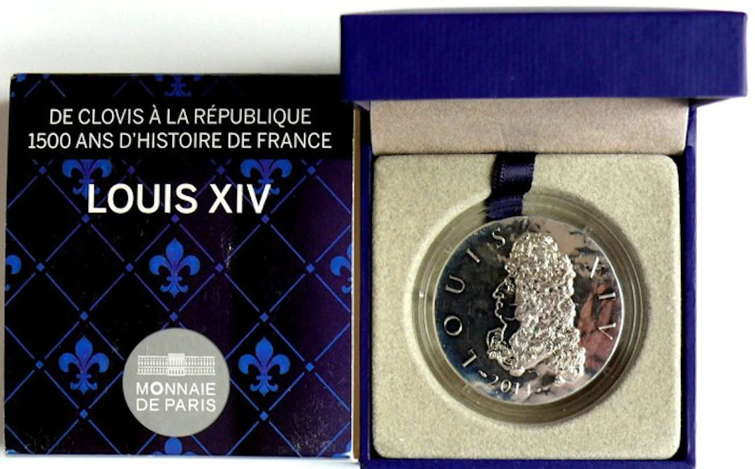 France. 10 Euro 2014 "Louis XIV" Proof (No reserve price)