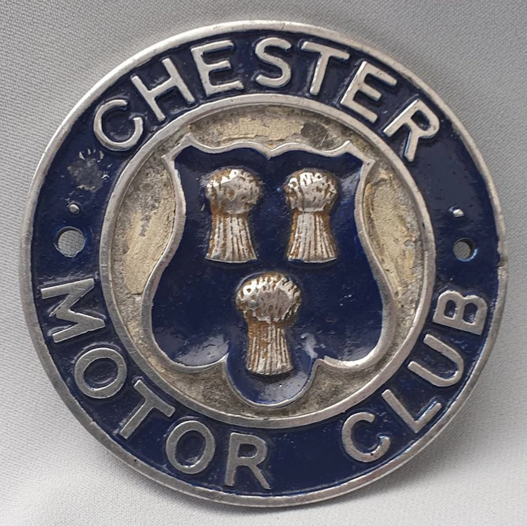 Badge - Grille Badge - Chester Motor Club - 50/60er jaren...