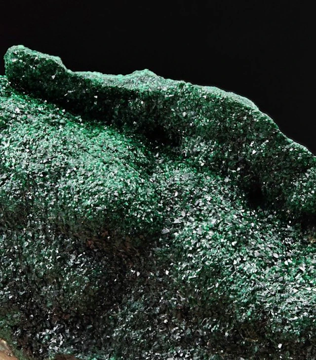Intense green Malachite aesthetic
