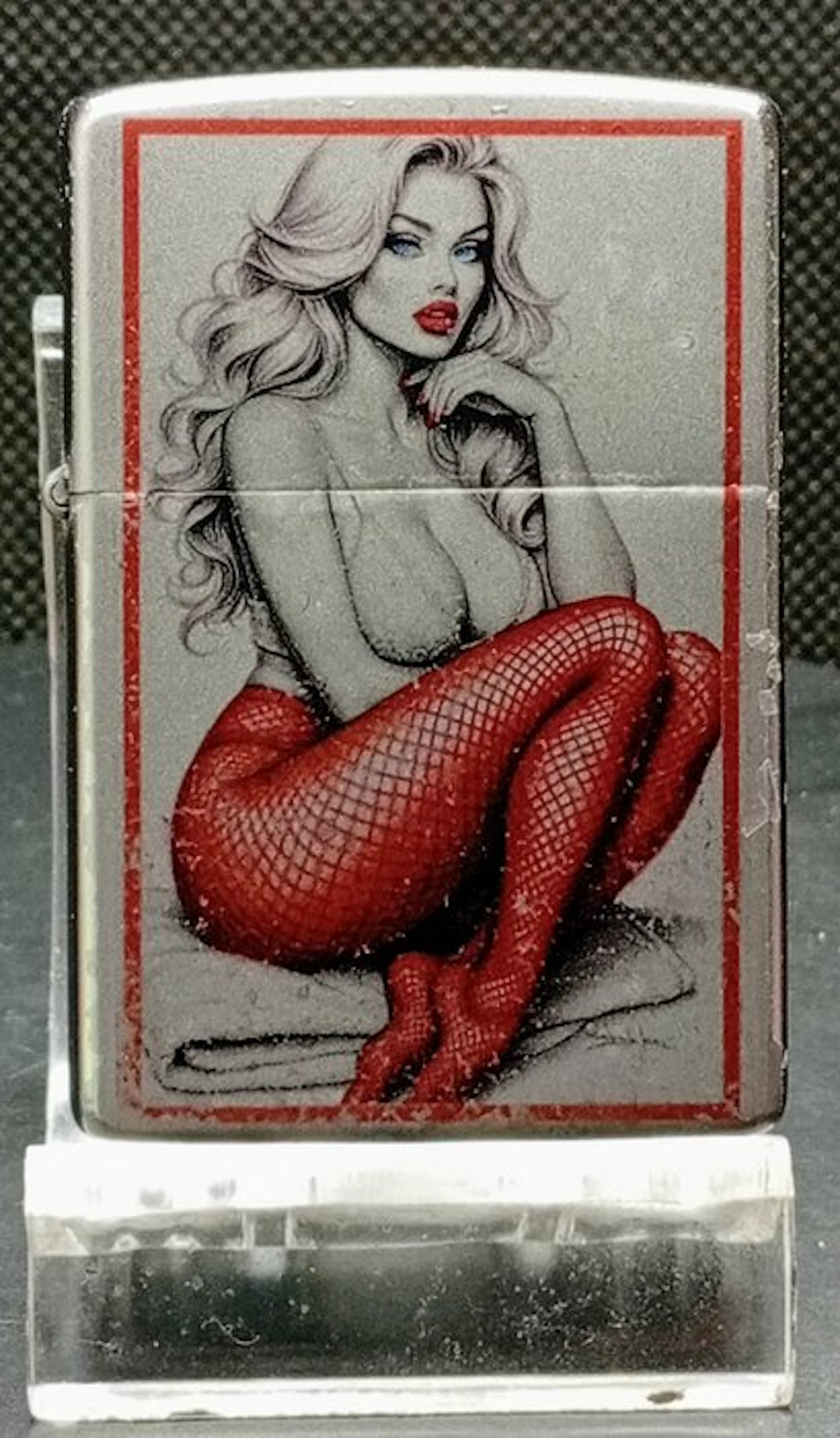 Zippo - Coca Cola Girl - No reserve price - Pocket lighter - Brass, Steel