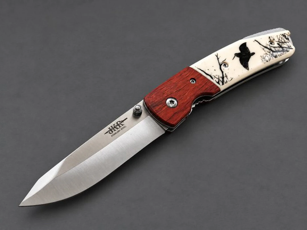 JKR JKR Beccaccia – Coltello pieghevole da caccia – Legno...