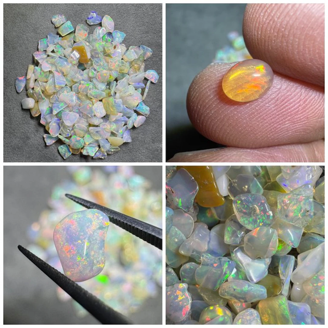 Lot of natural Ethiopian opals
