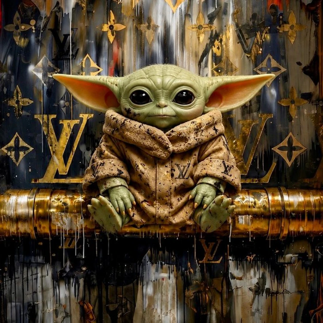 LEGO Merchandise - XXL | Baby Yoda in "Louis Vuitton...