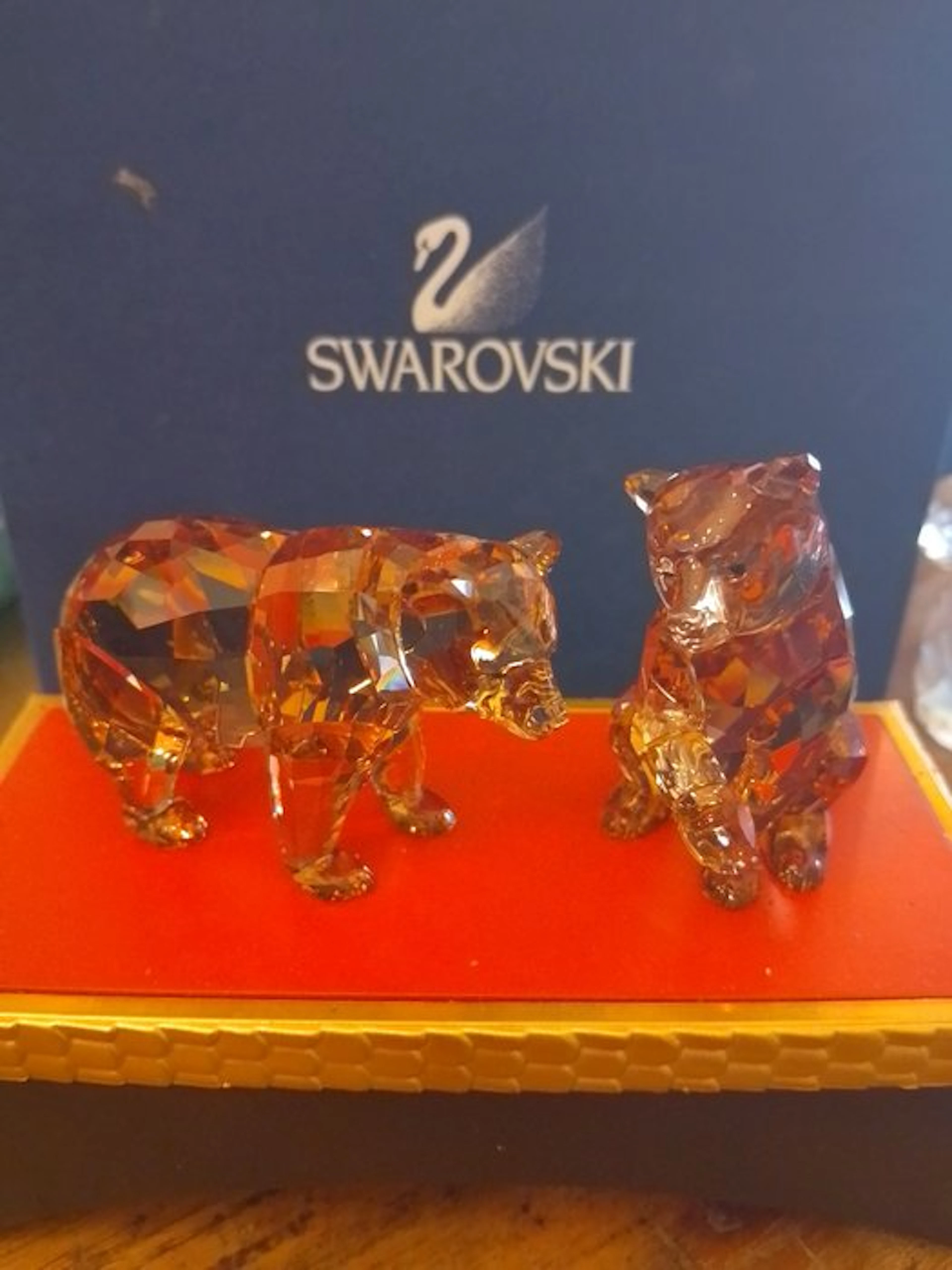 Swarovski - Figurine - Arcadia beren jongen - Crystal