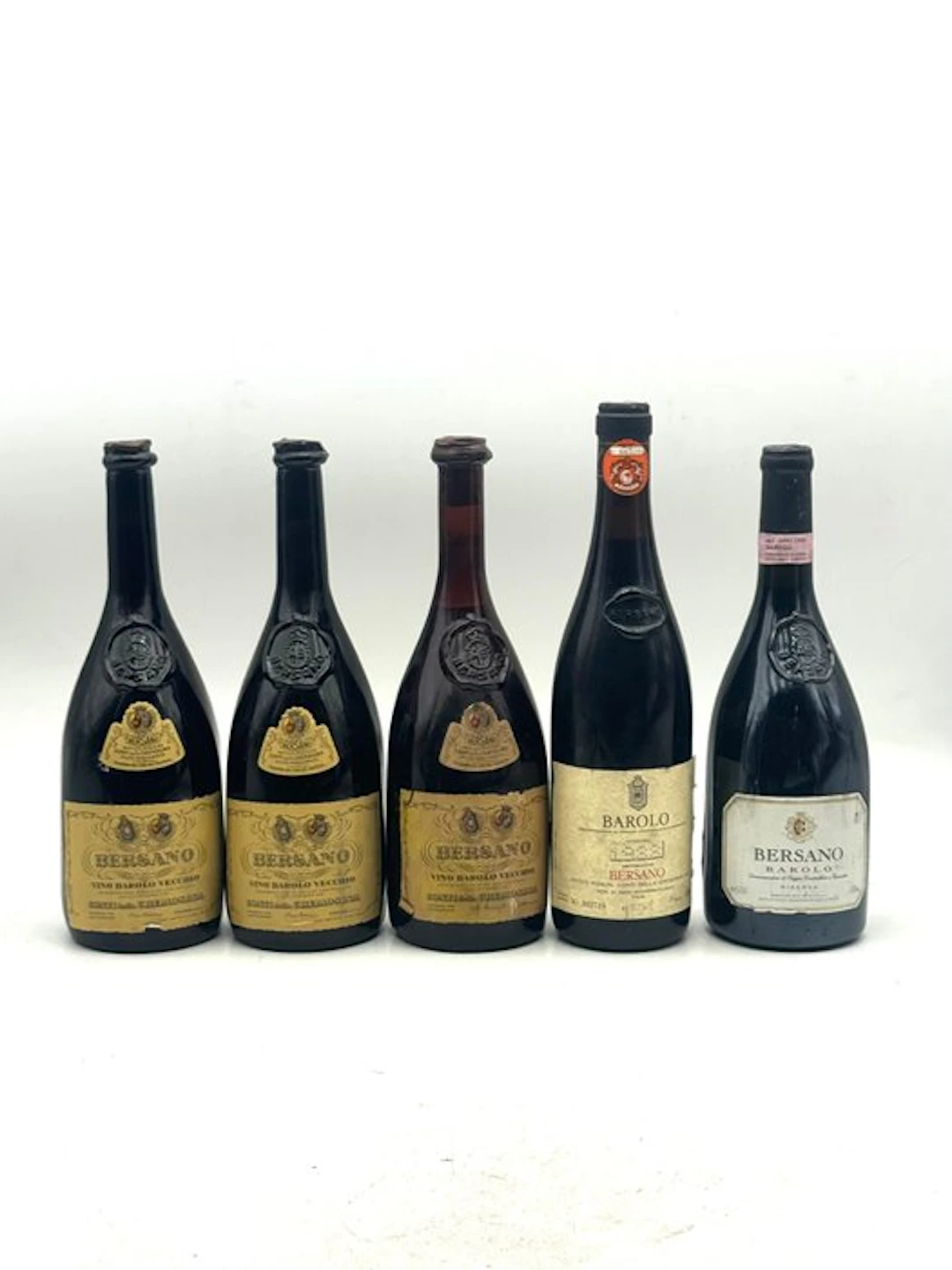 1958 x2, 1959, 1988 & 1997 Bersano - Barolo - 5 Bottles (0.75L)