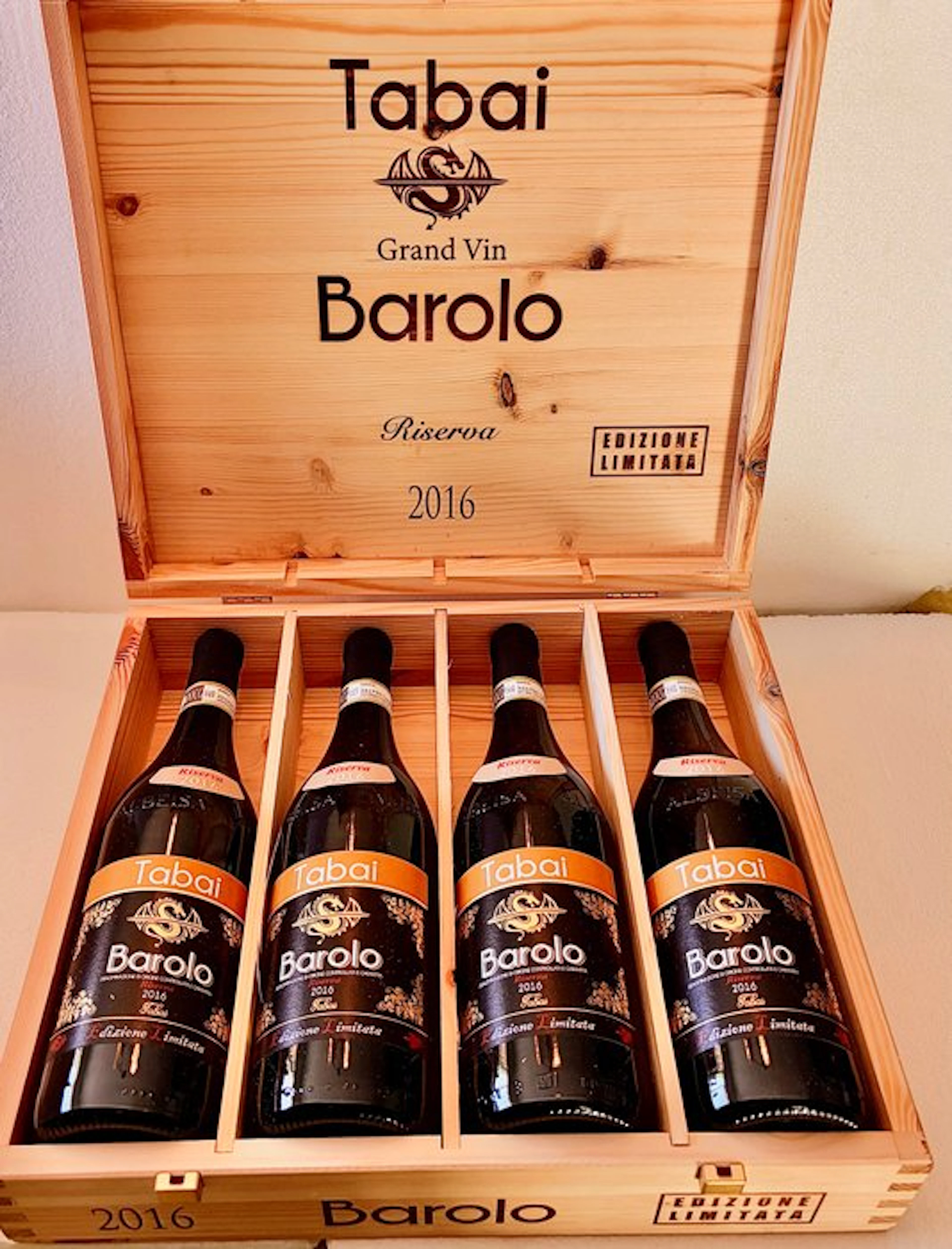 2016 Tabai, Edizione Limitata - Barolo Riserva - 4 Bottles (0.75L)