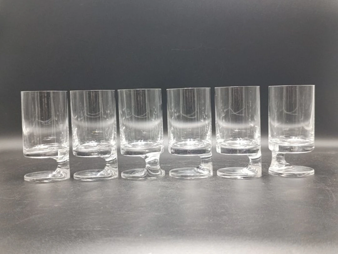Arnolfo di Cambio - Joe Colombo - Drinking set (6) - Smoke - Crystal