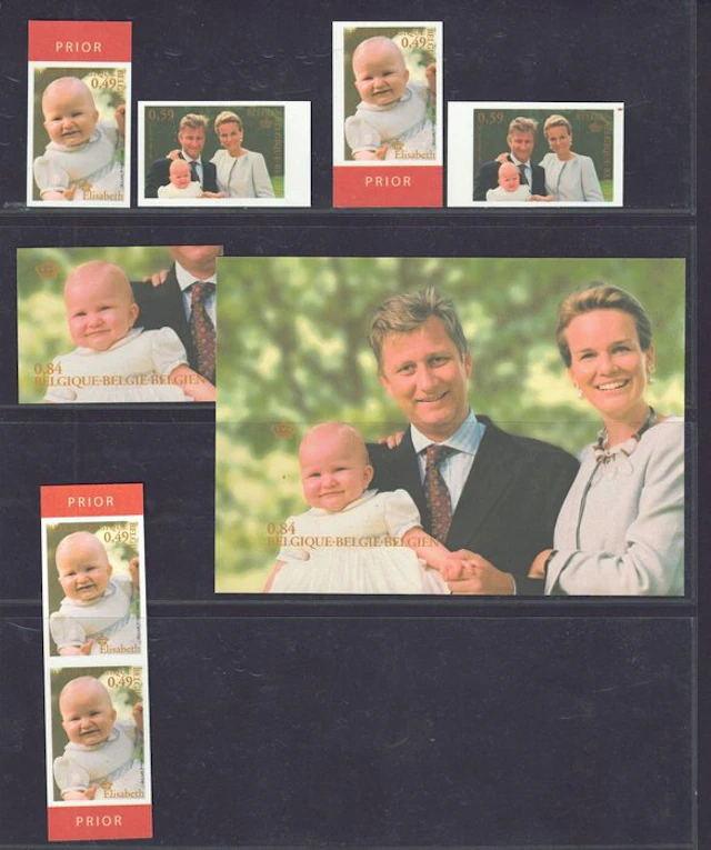 Belgium 2002 - Imperforate issue and block with the very...