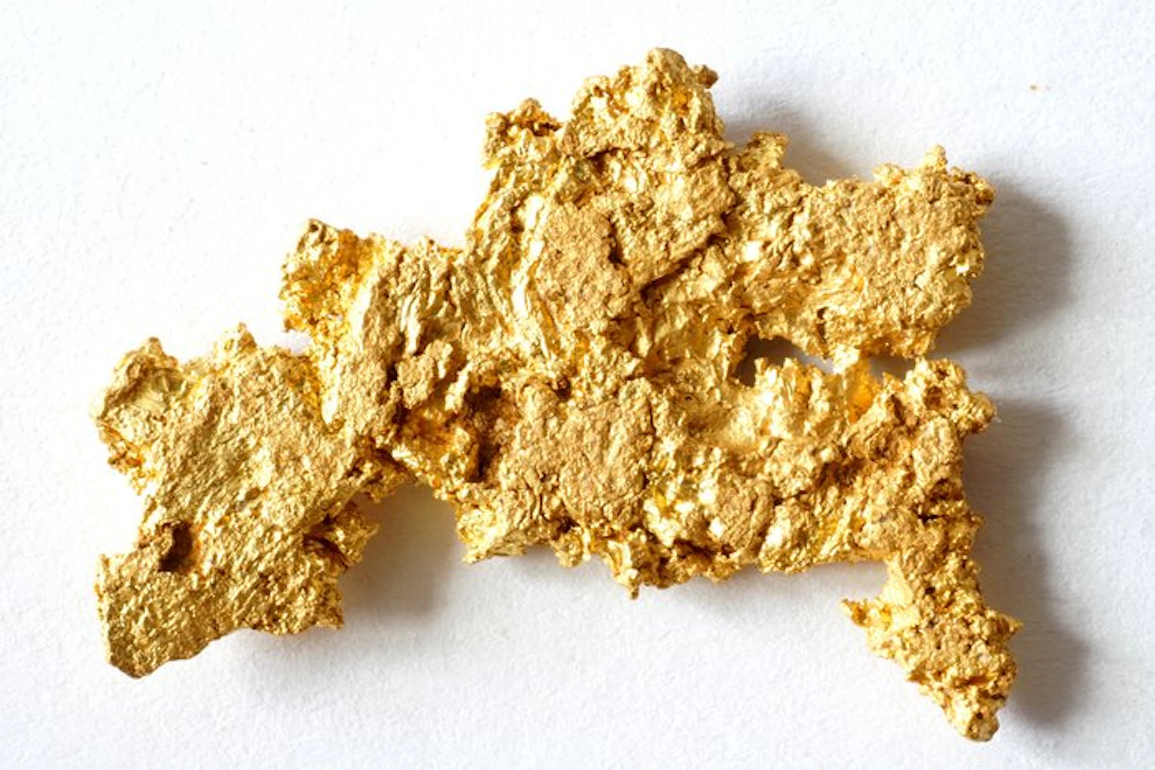 Gold , Gold nugget from French Guiana or Suriname 6.199 grams- 6.2 g - (1)