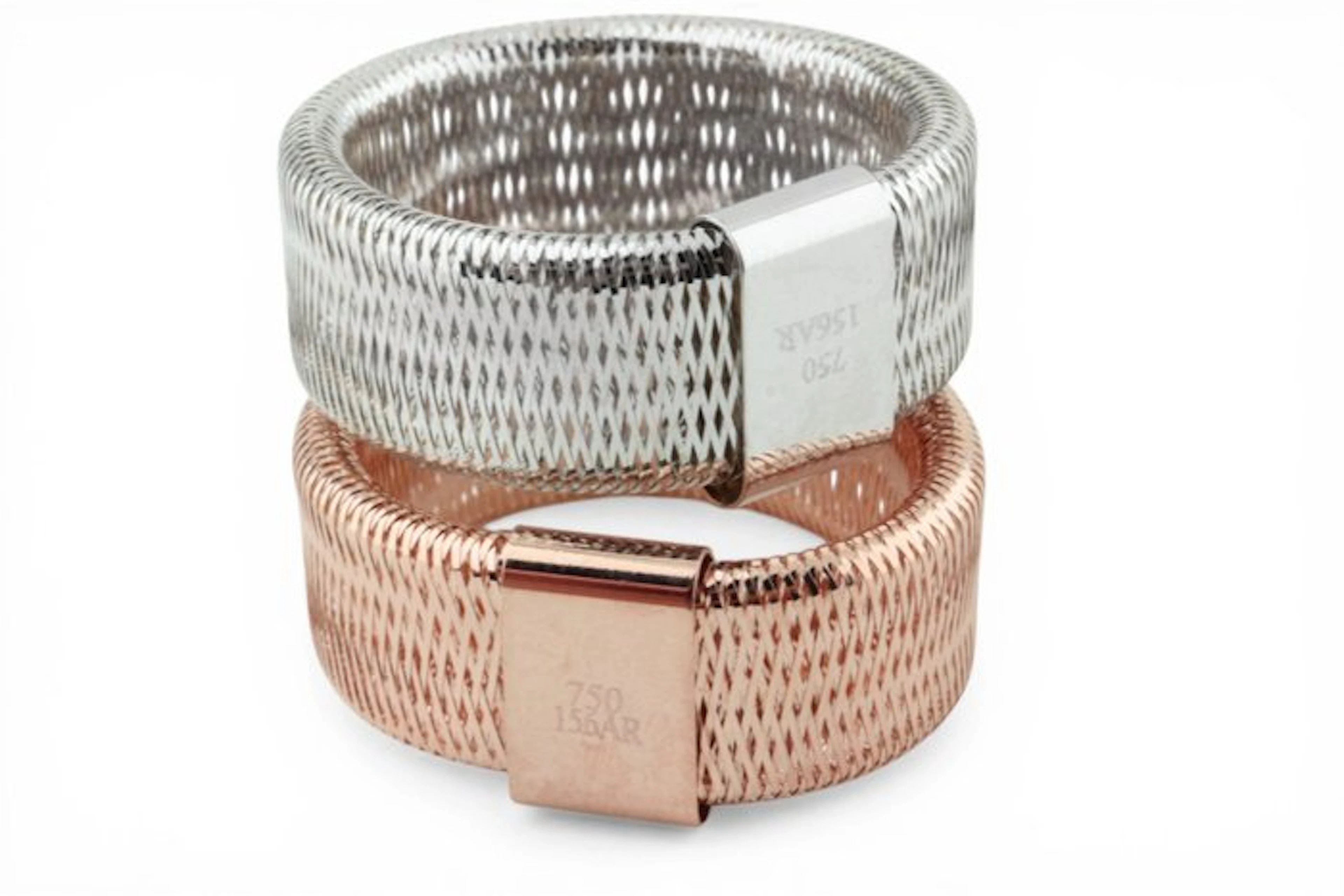 Ring - 18 kt. White gold, Rose gold