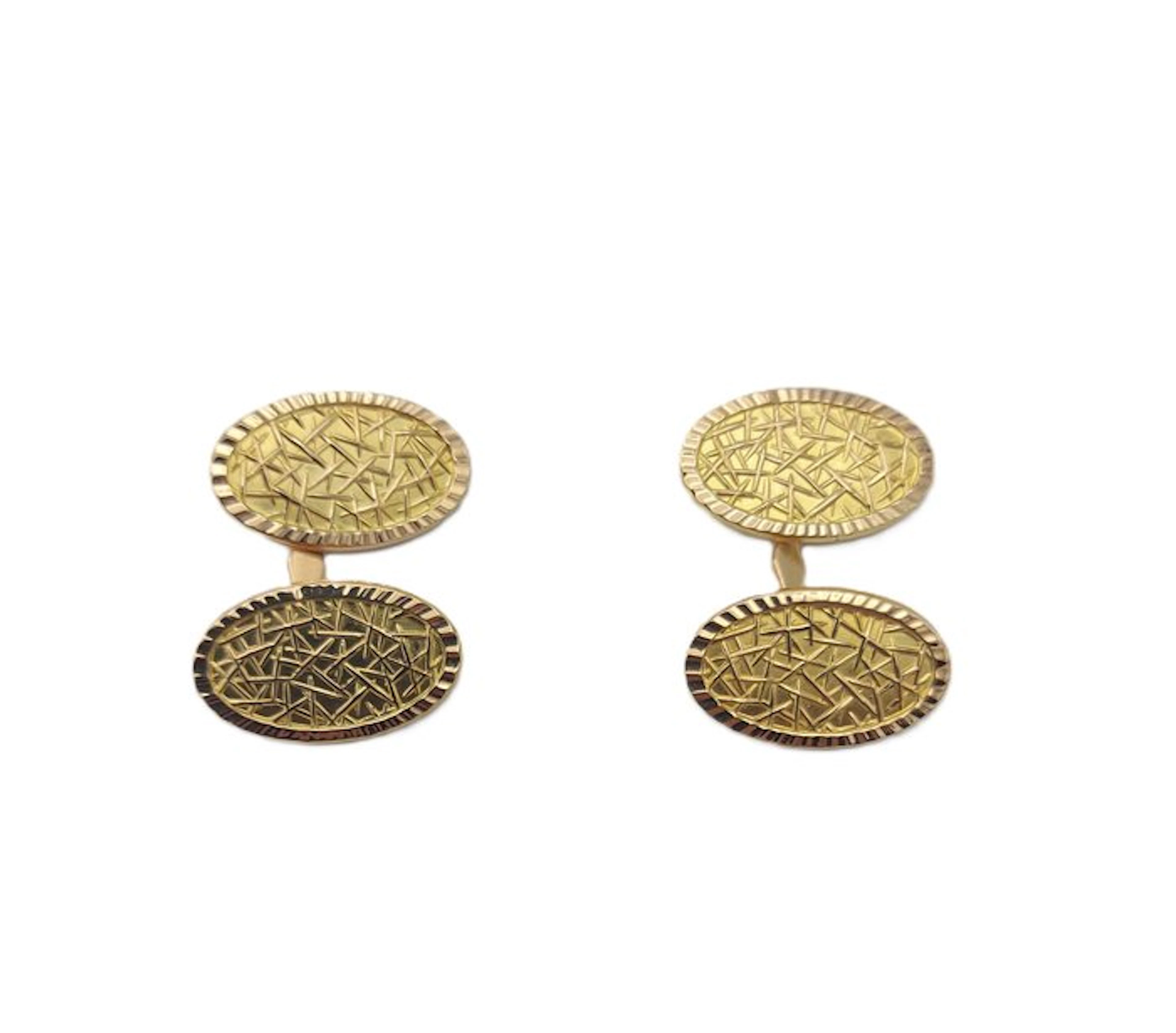 Cufflinks - 18 kt. Yellow gold