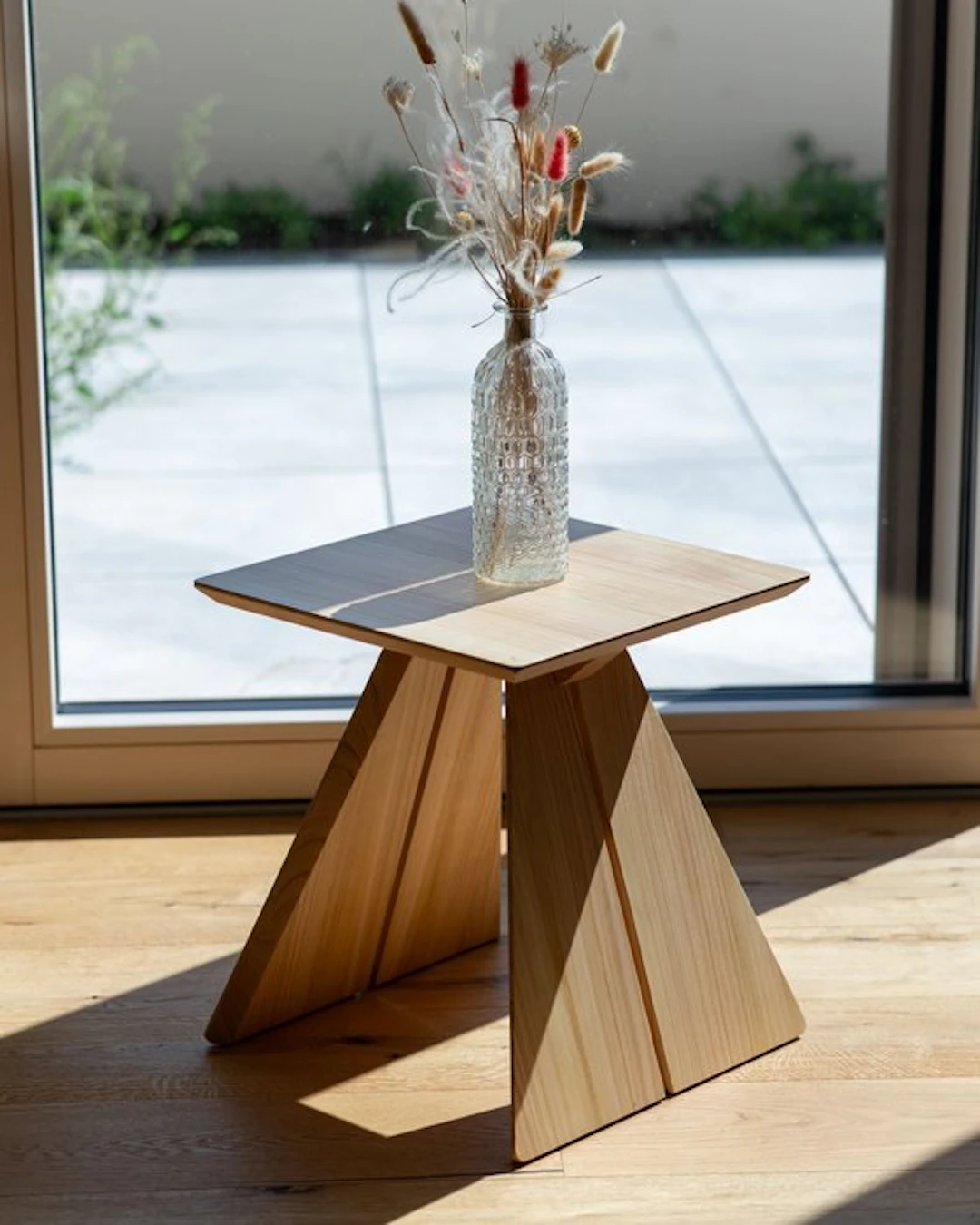 Johannes Hironimus - Side table - Limited Edition of 10 - Cherry wood - ORIGAMI