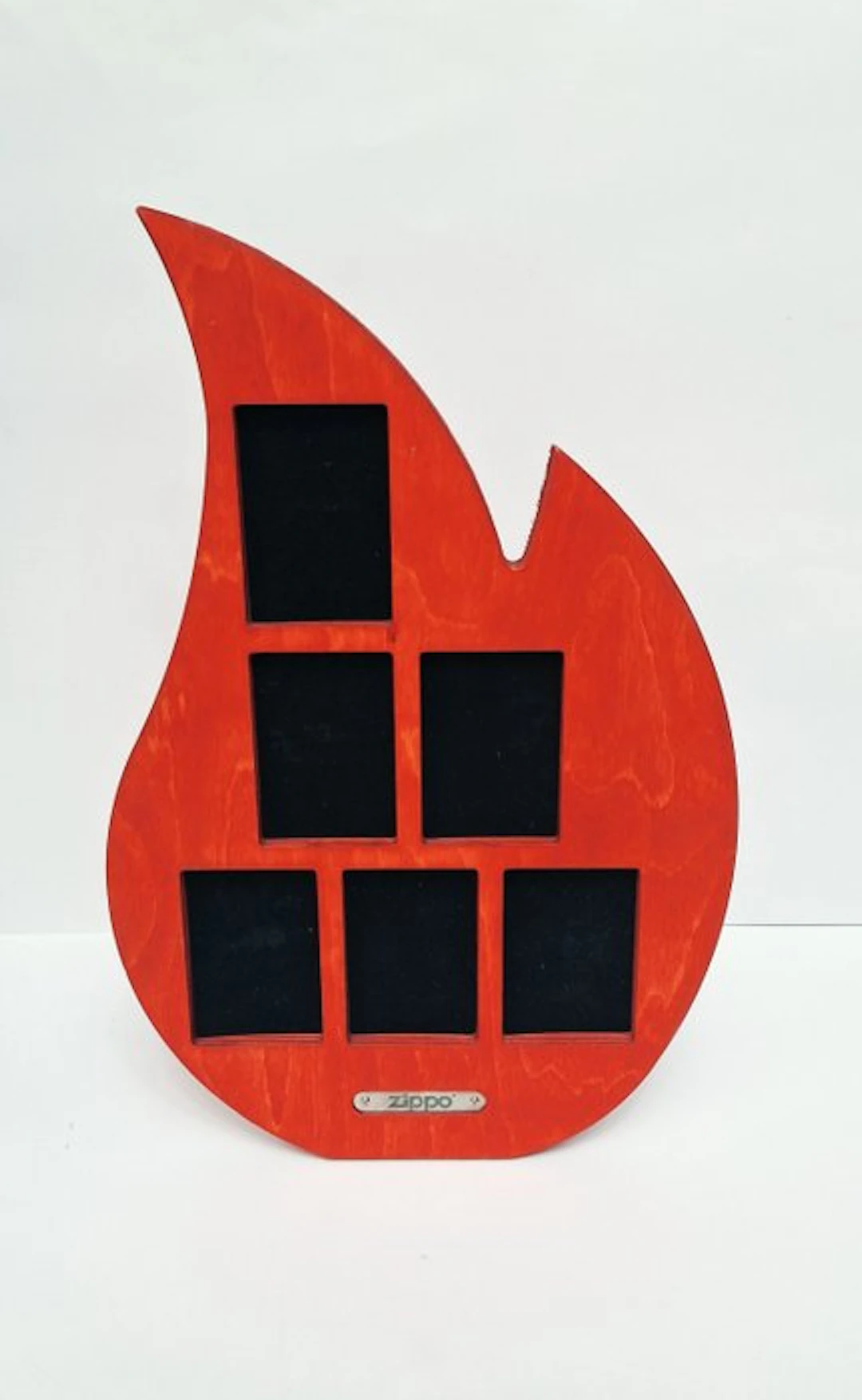 Zippo - Display case - Zippo Collection - Wood - For 6 Zippos