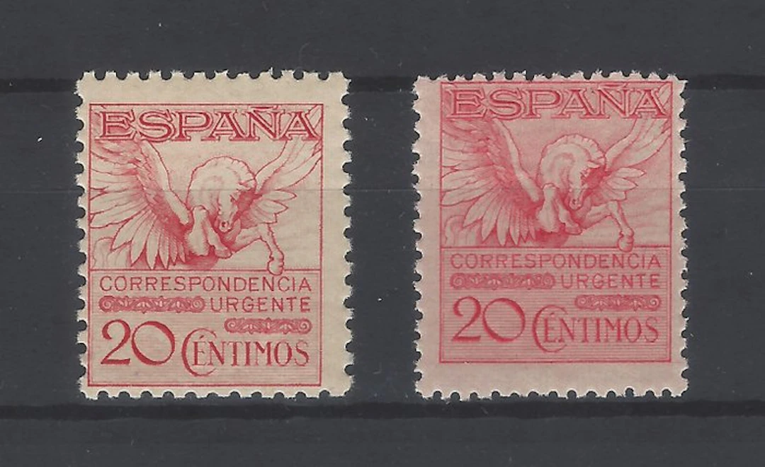 Spain 1929/1932 - Complete Pegasos series - Edifil nº 454 + 592A