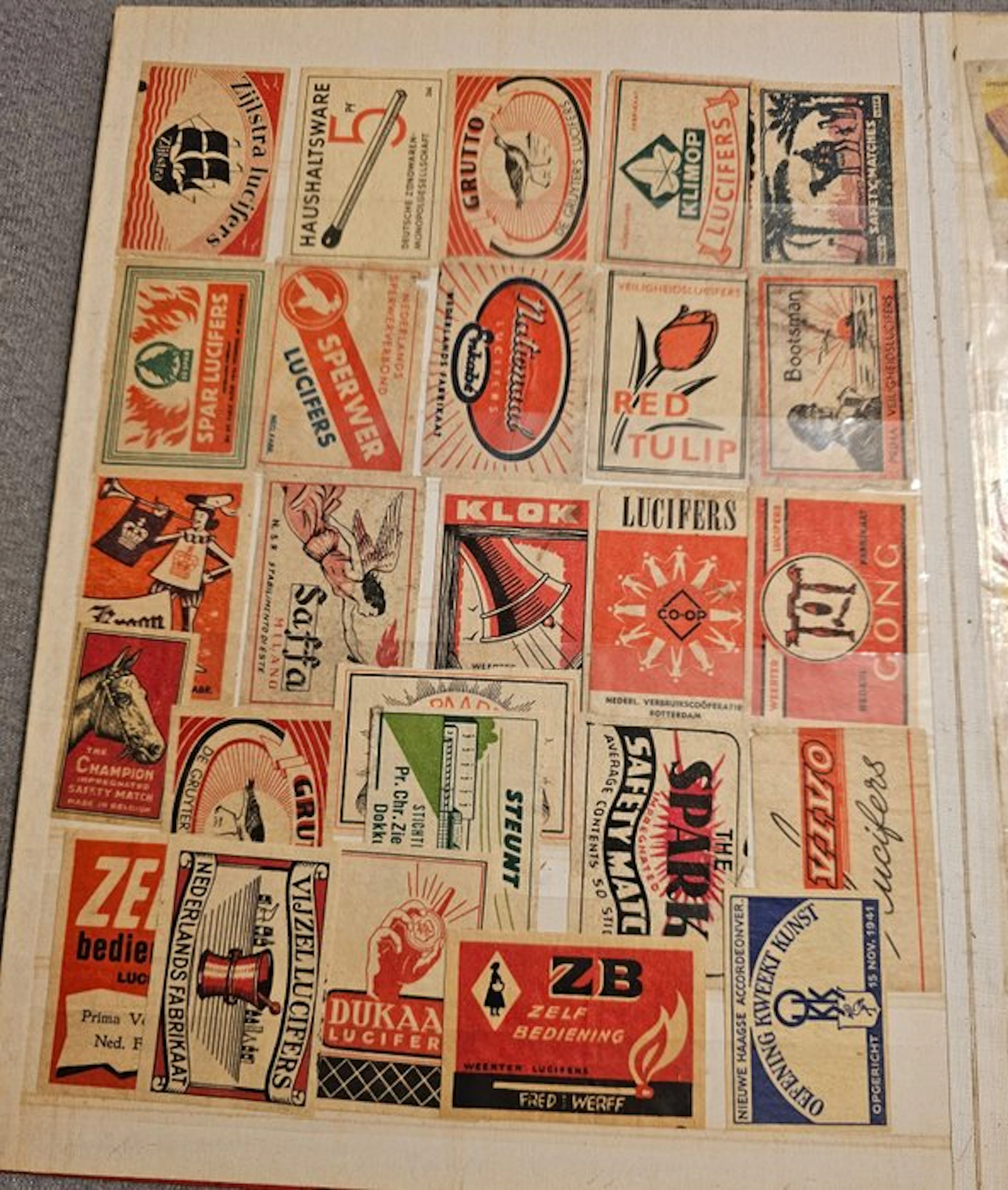 No reserve price - Match holder - Paper - Lucifer labels. Album Vol.