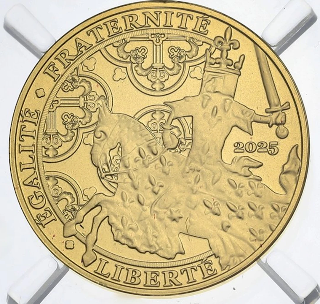 2 grams - Gold .999 - Jean II Le Bon - Ors de france...