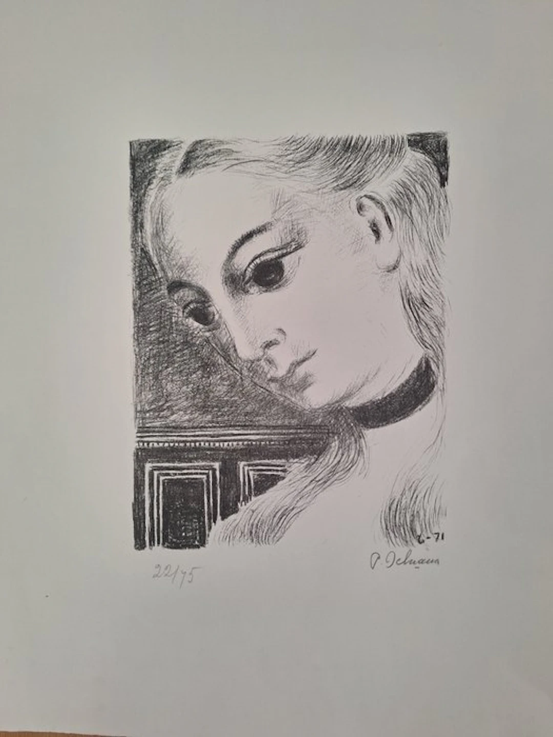 Paul Delvaux (1897-1994) - Anne de profil