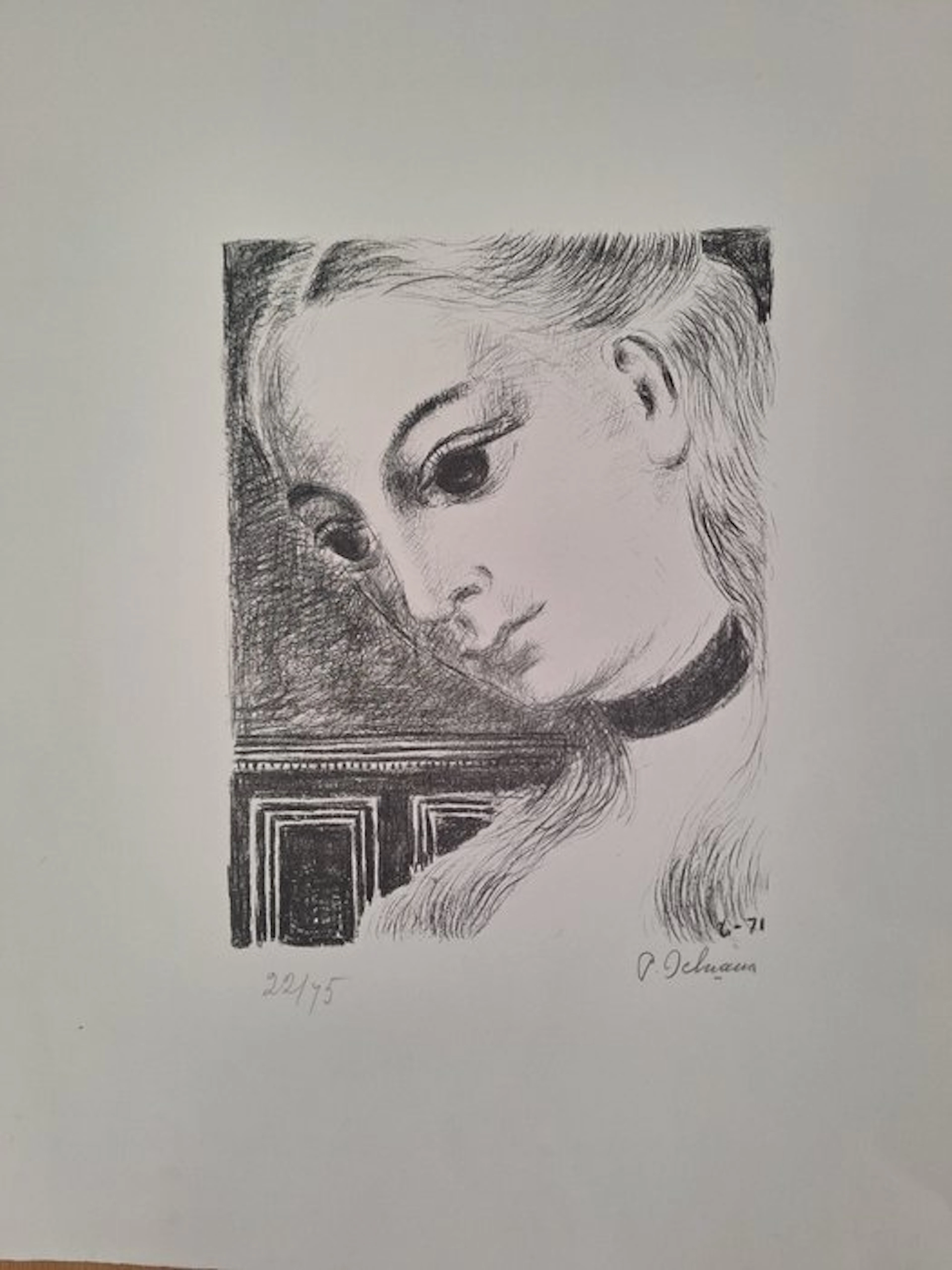 Paul Delvaux (1897-1994) - Anne de profil
