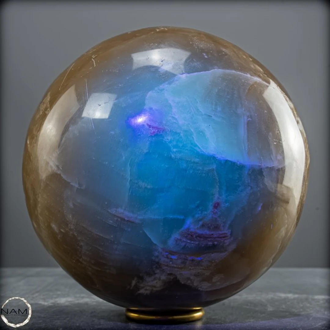 Majestic Aragonite Sphere – The artwork of the Earth in...