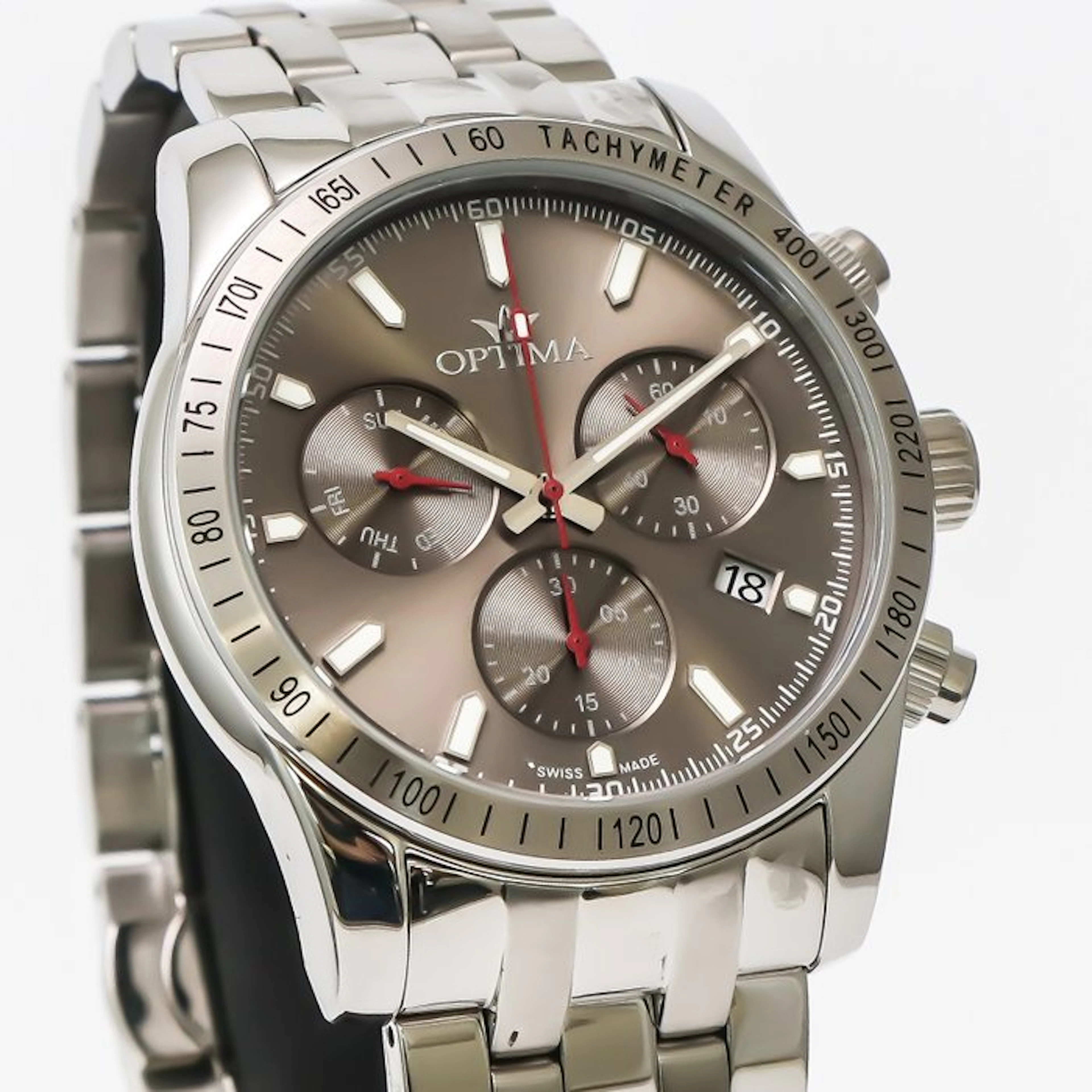 Optima - Swiss Chronograph - OSC432-SS-2 - No reserve price - Men - 2020-2025