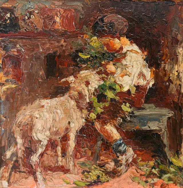 Irolli Vincenzo (1860-1942) - La Capretta